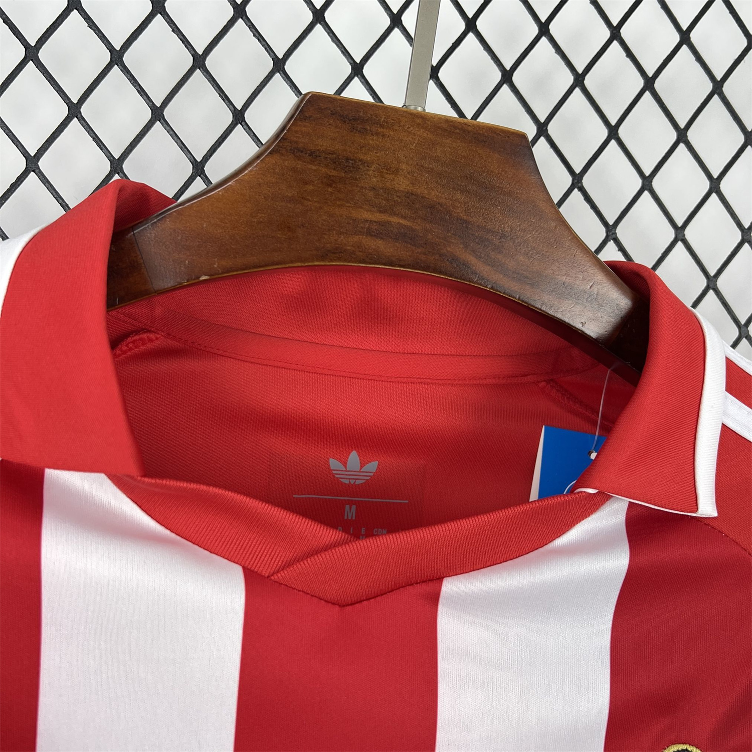 AlphaJersey-Granada CF 25-26 Retro Style Red Polo Jersey - Fans Version