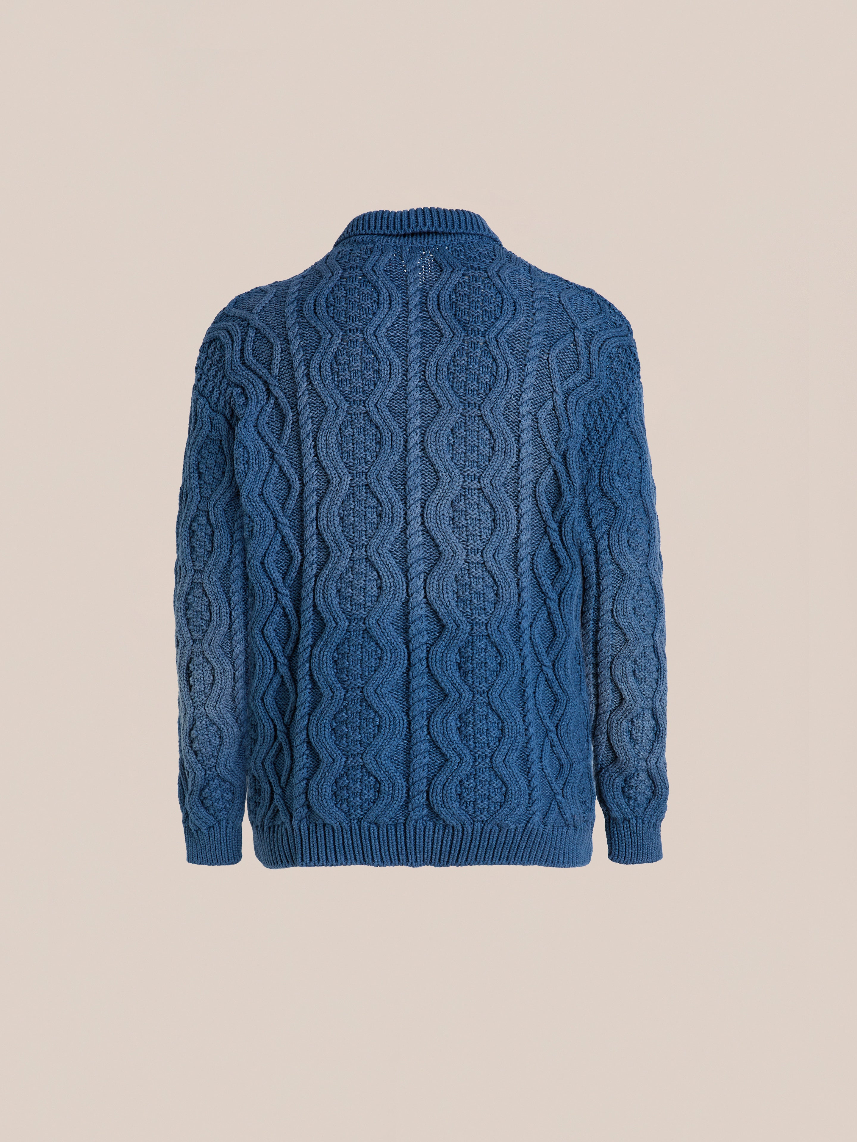 Cable Knit Buttoned Cardigan | Modern Menswear by yycbvcnbmmnbm