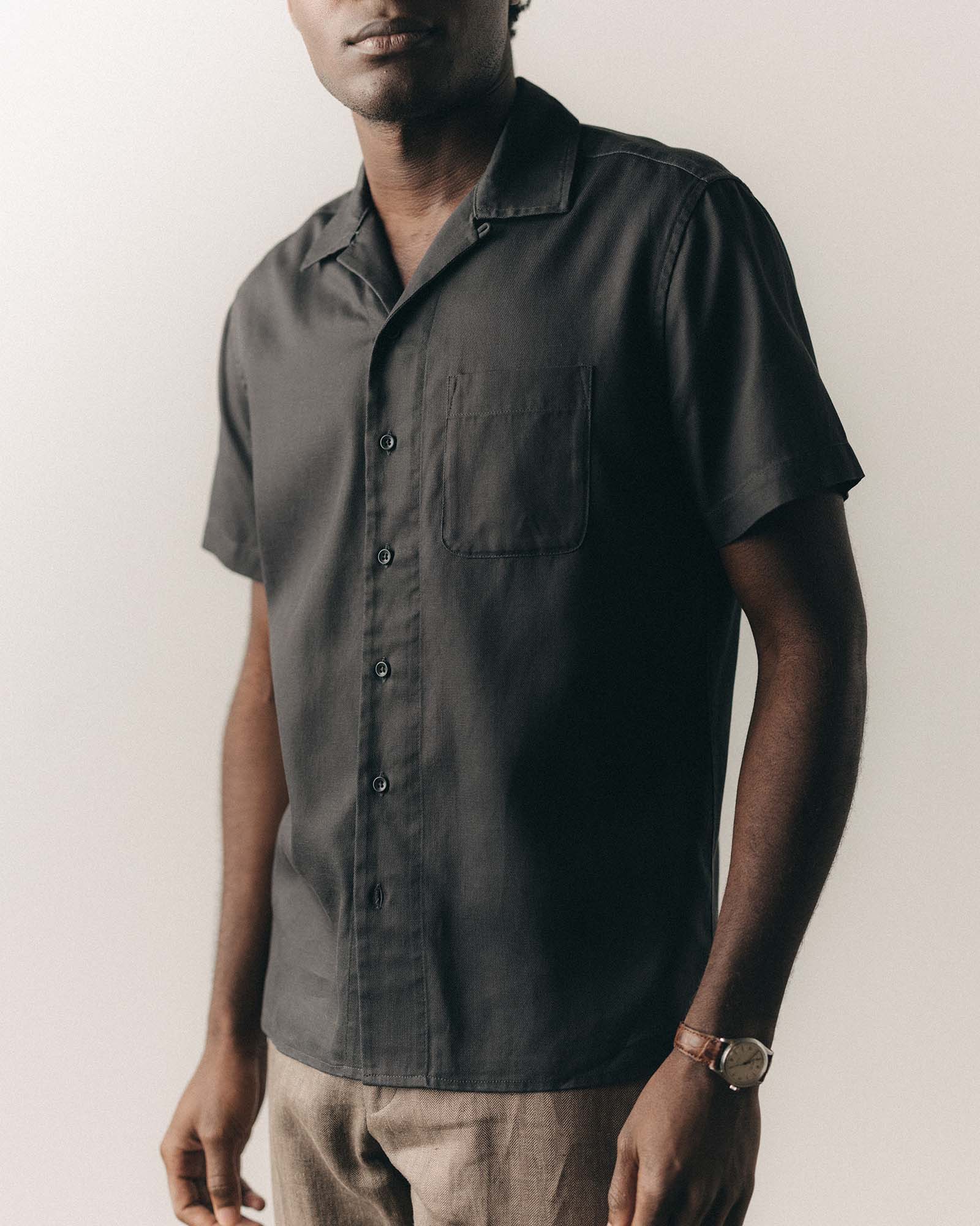 The Hawthorne Shirt in Asphalt | Modern Menswear by yycbvcnbmmnbm
