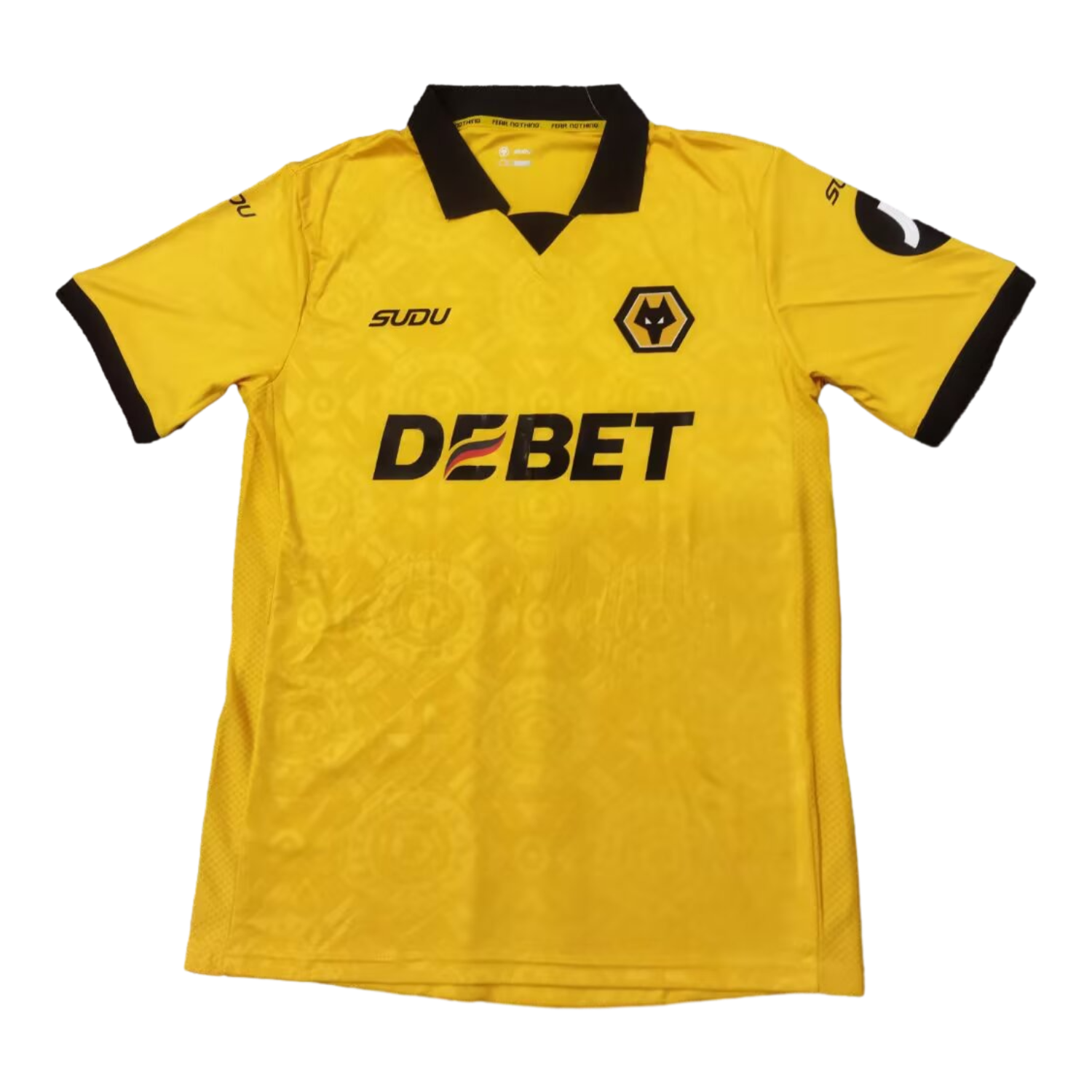 AlphaJersey-Wolverhampton Wanderers Wolves 25-26 Home Yellow Jersey - Fans Version