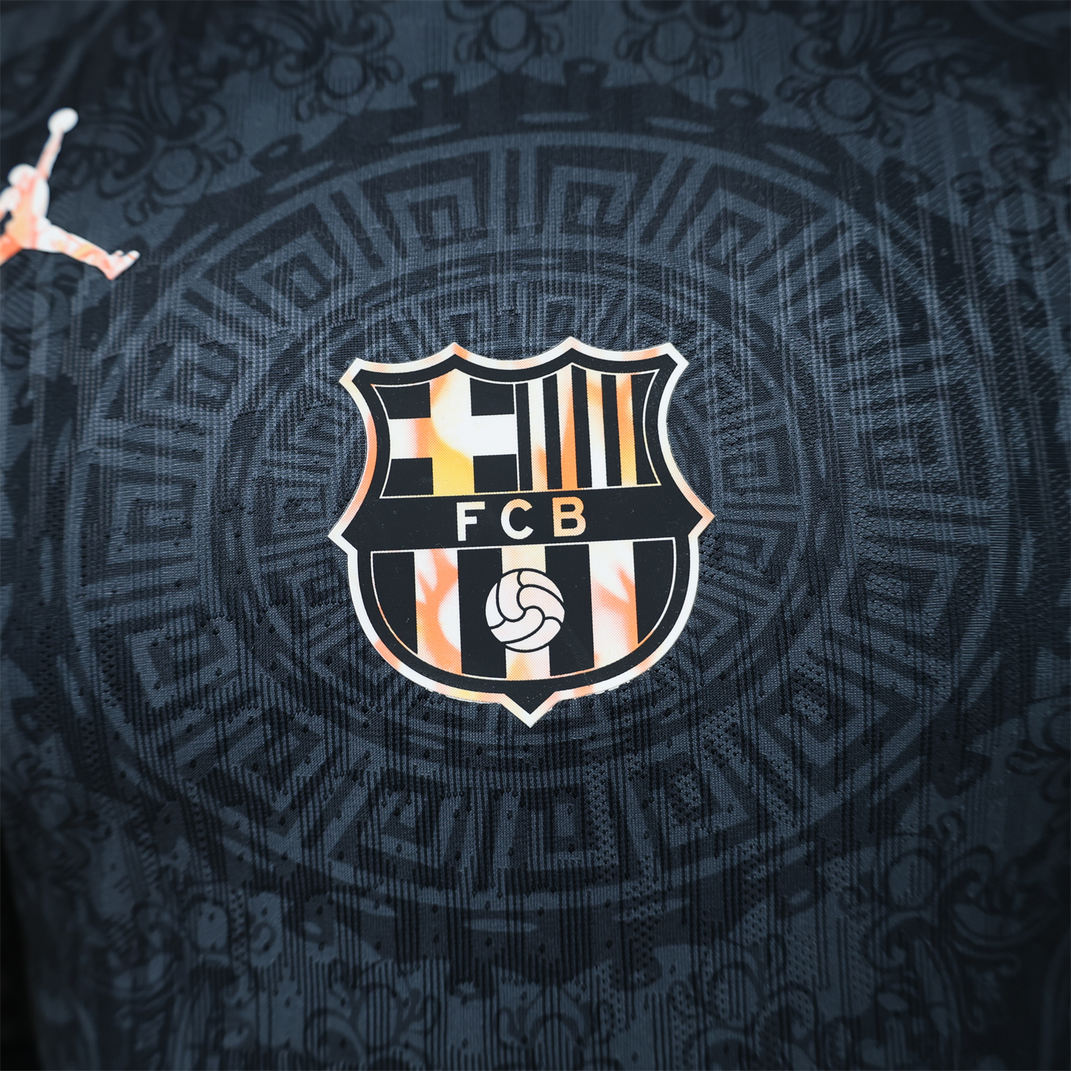 AlphaJersey-Barcelona 25-26 Jordan Black Special Jersey - Player Version