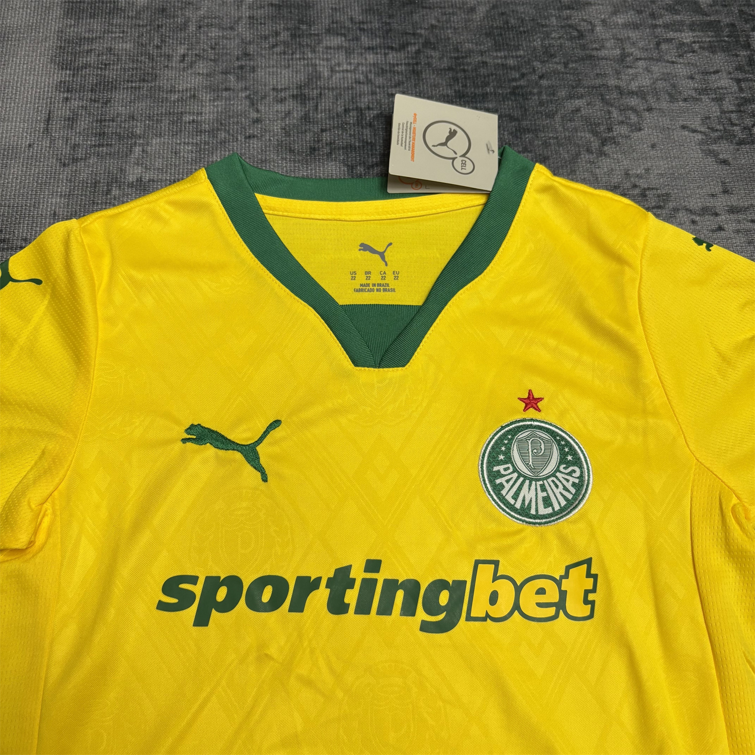 AlphaJersey-Palmeiras 25-26 Third Yellow Kids Kit