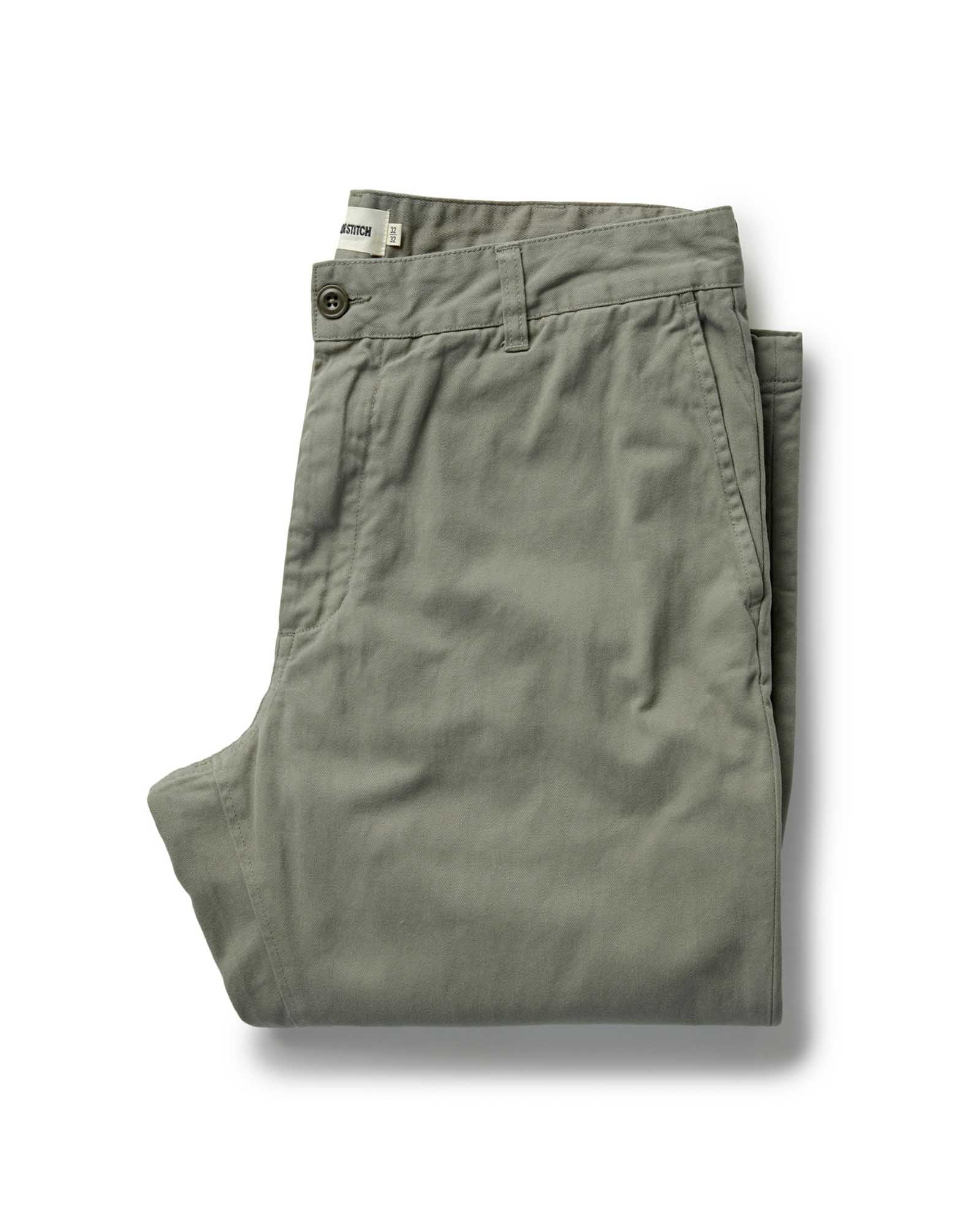 The Straight Foundation Pant in Organic Smoked Olive | Modern Menswear by yycbvcnbmmnbm