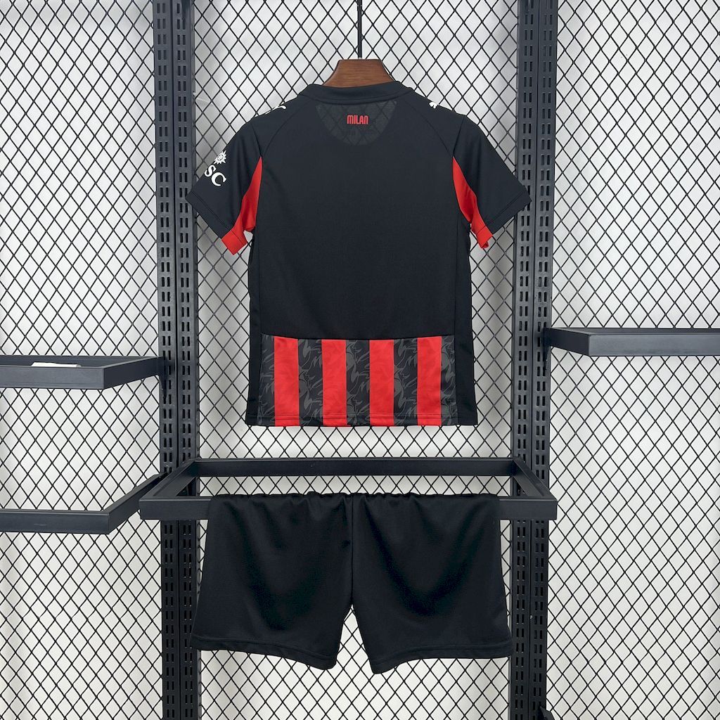 AlphaJersey-AC Milan 25-26 Home Kids Kit