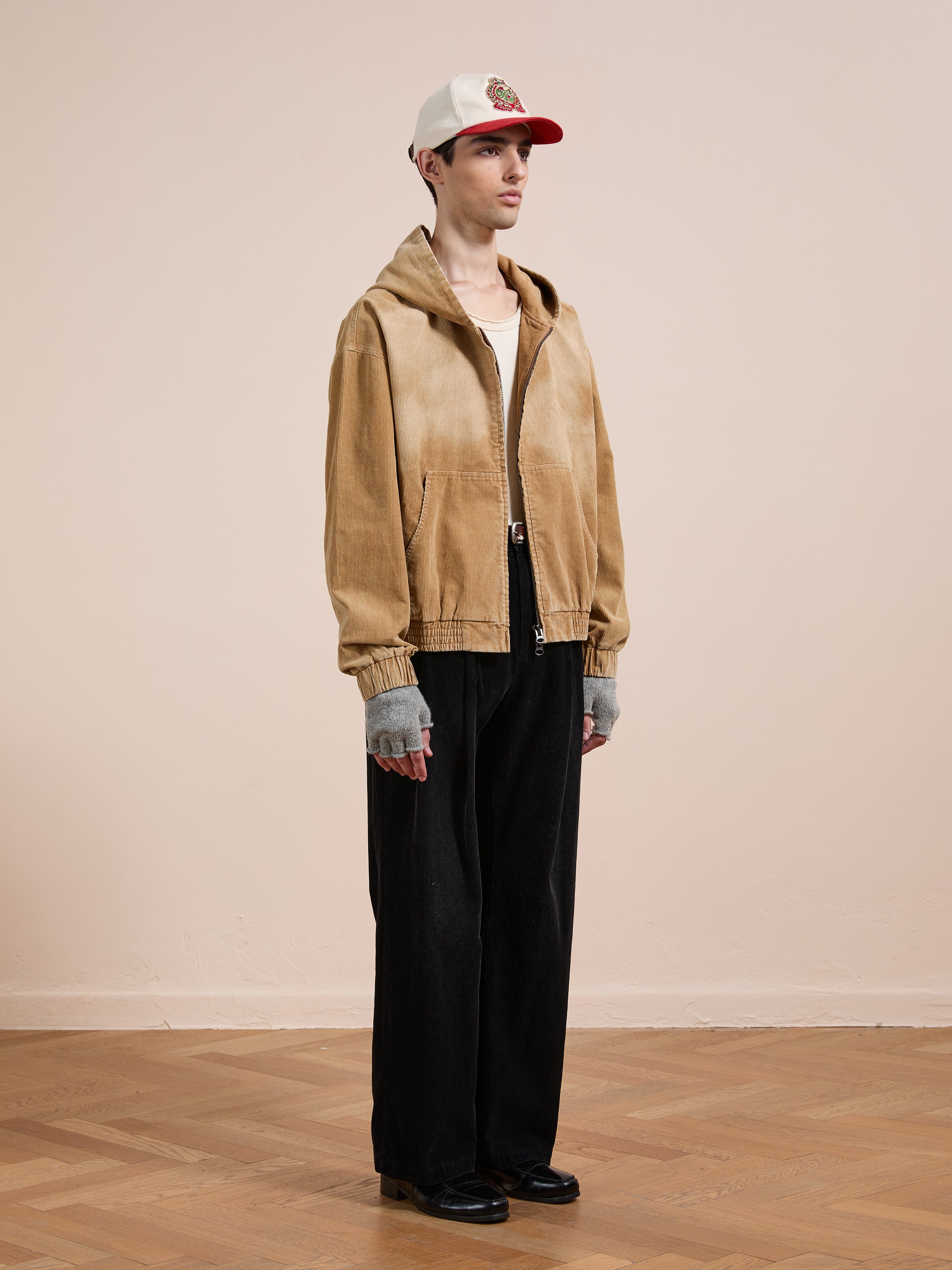 Corduroy Zip Up Hoodie | Modern Menswear by yycbvcnbmmnbm