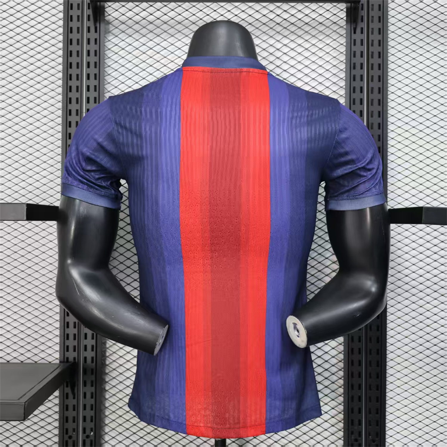 AlphaJersey-Barcelona 25-26 Big LOGO Red & Blue Stripe Special Edition Jersey - Player Version