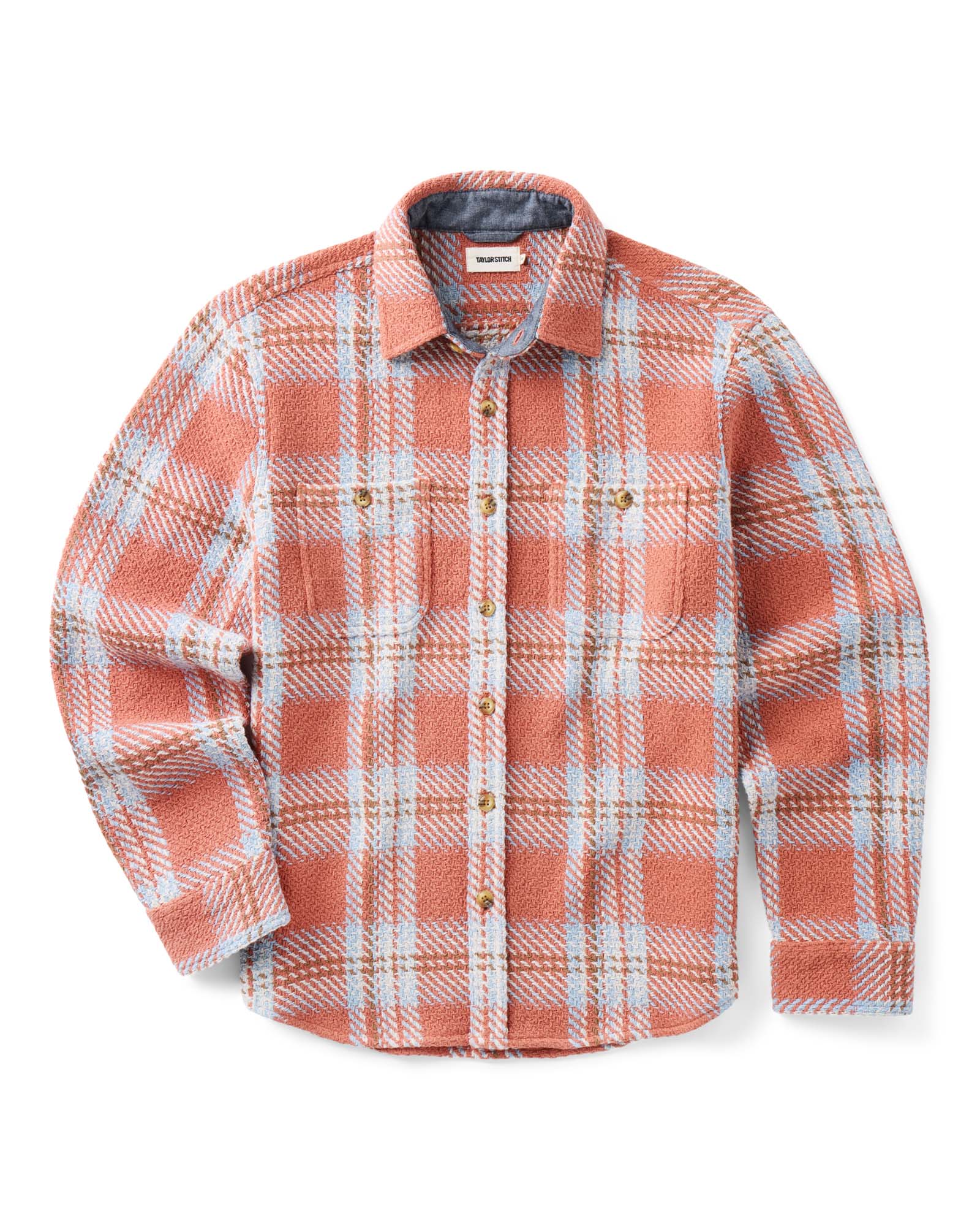 The Cutter Overshirt in Salmon Plaid | Modern Menswear by yycbvcnbmmnbm