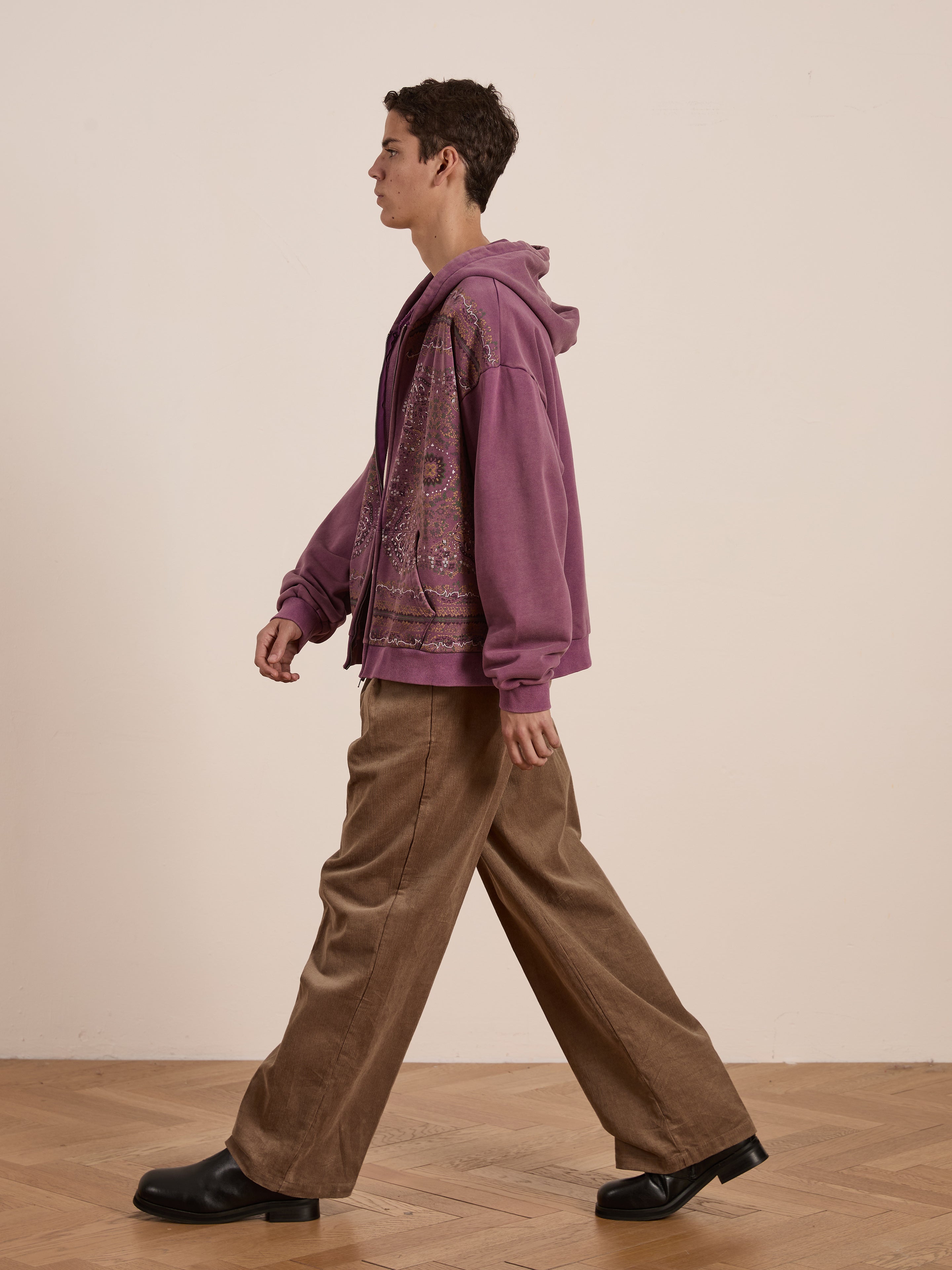 Motif Zip-Up Hoodie | Modern Menswear by yycbvcnbmmnbm