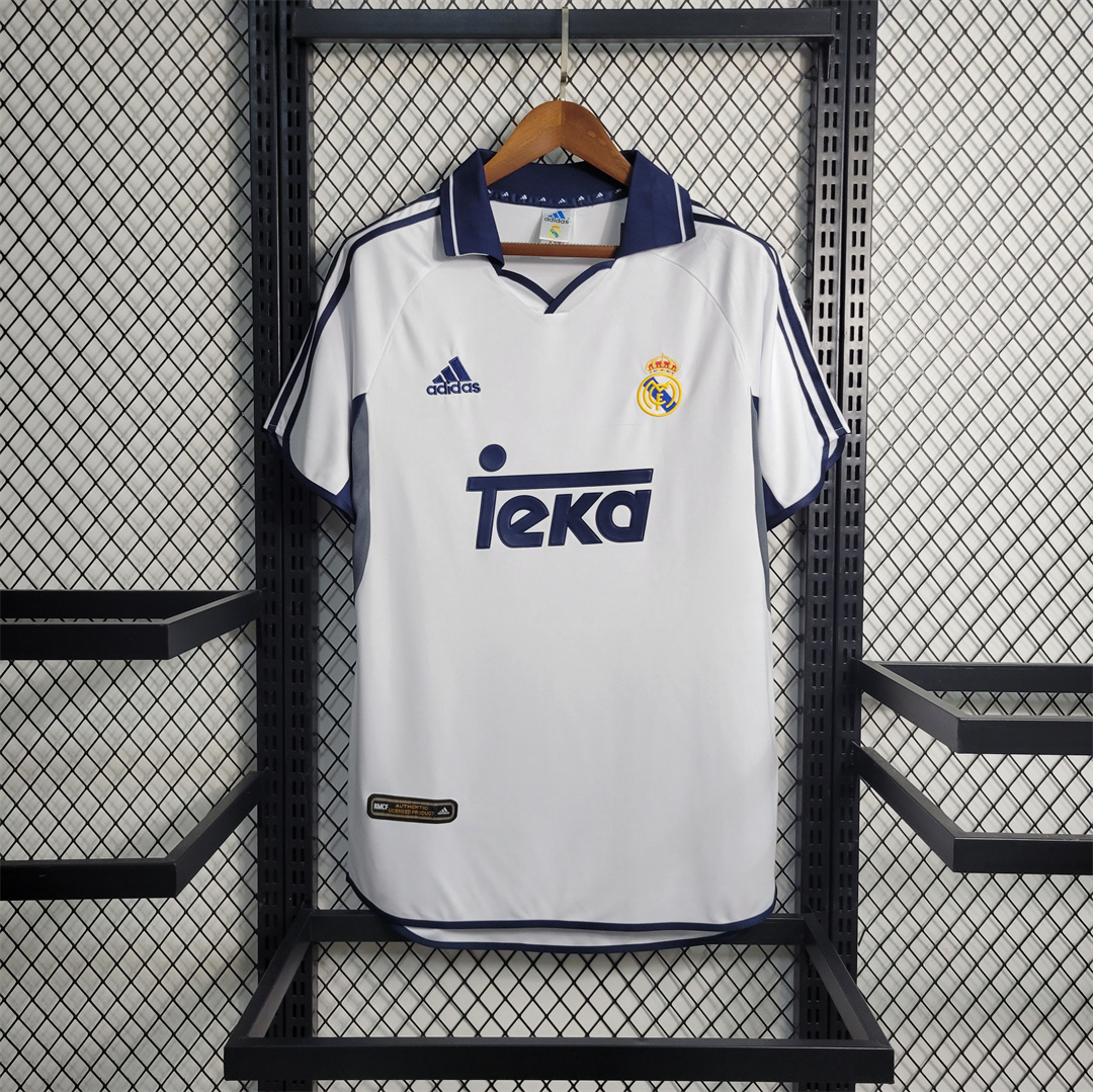AlphaJersey-Retro Real Madrid 00-01 Home Stadium Jersey