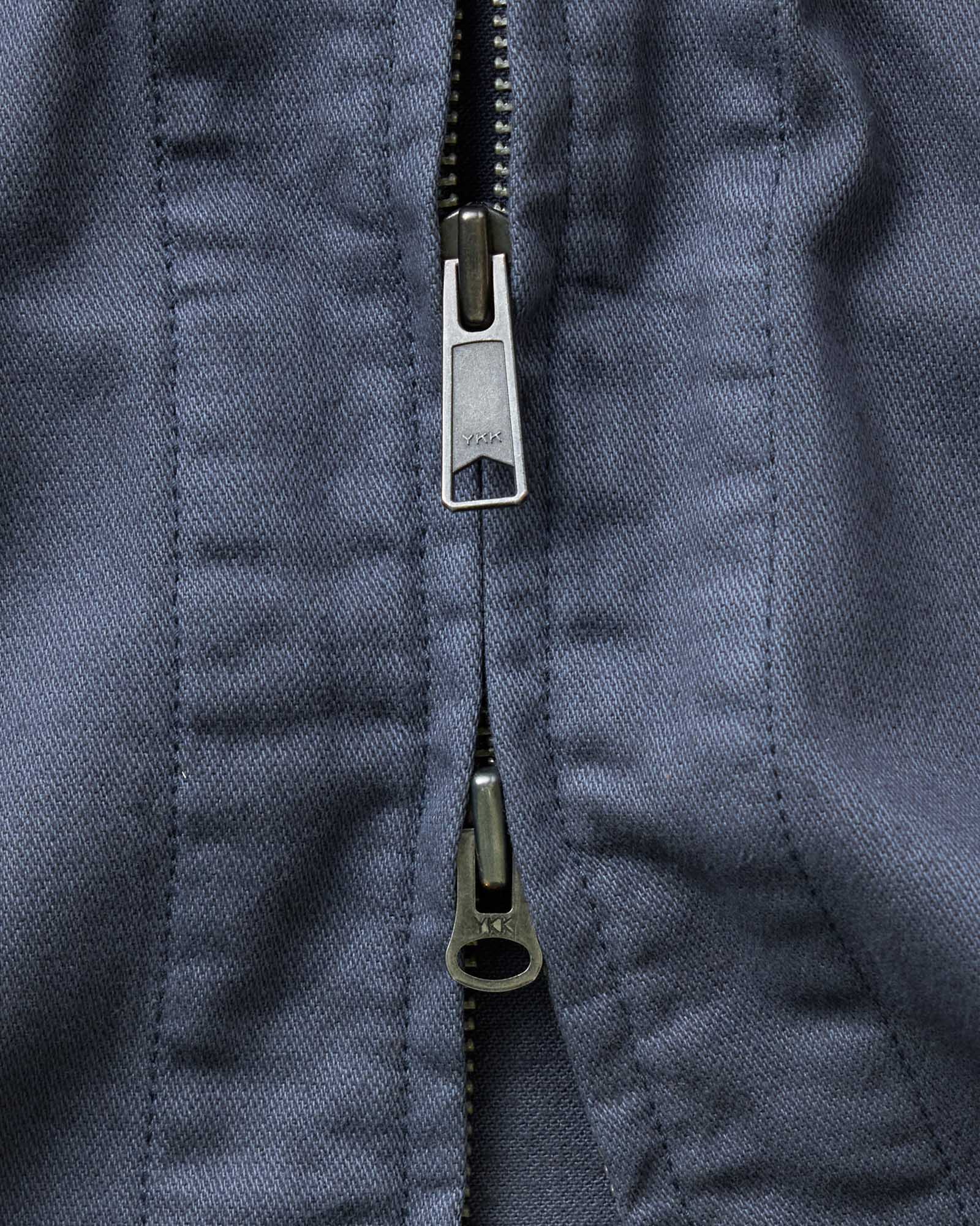The Station Jacket in Petrol Blue Broken Twill | Modern Menswear by yycbvcnbmmnbm
