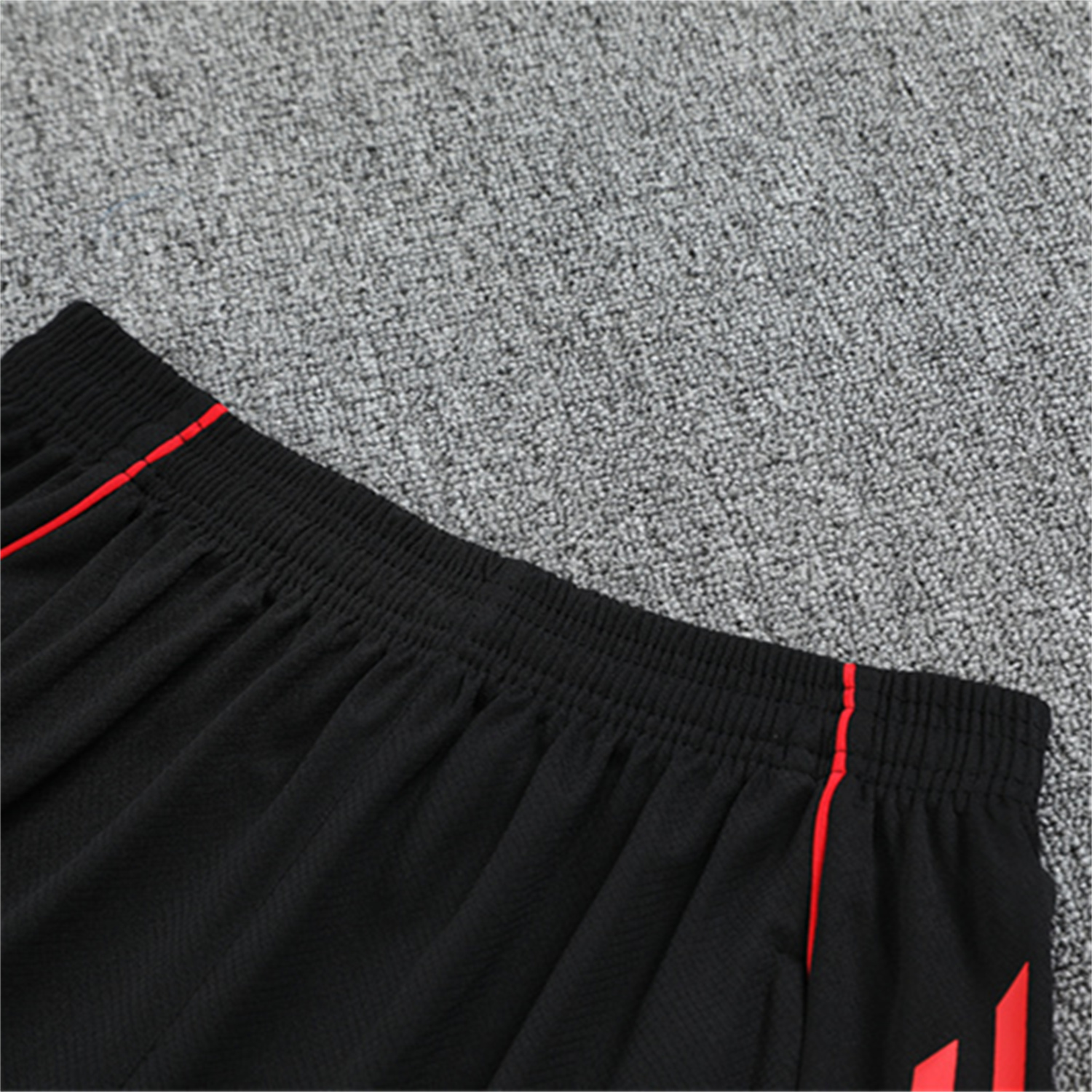AlphaJersey-Liver.pool 25-26 Short-Sleeve Training Set - Black Top & Black Shorts