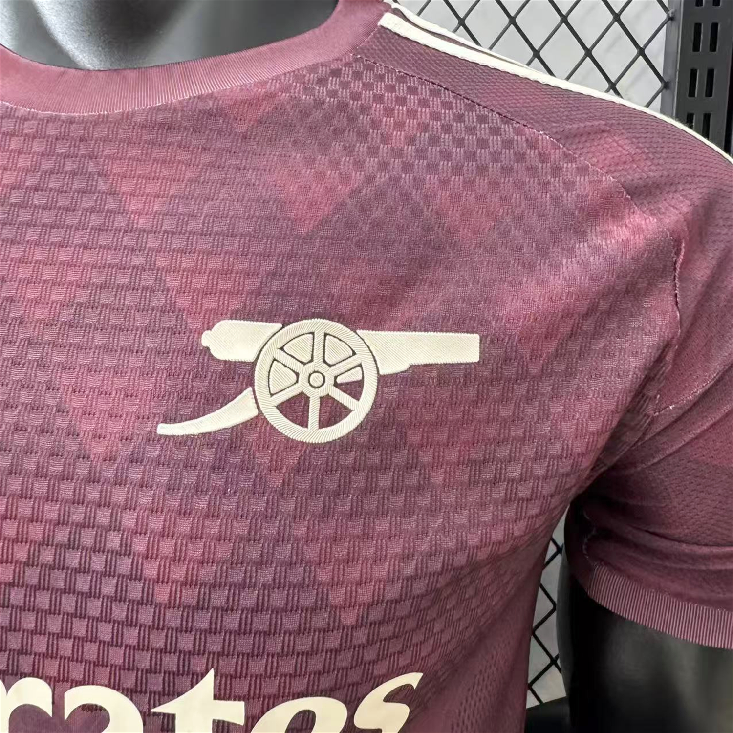AlphaJersey-Arsenal 26-27 Yellow Sponsors Wine Red Special Jersey - Player Version