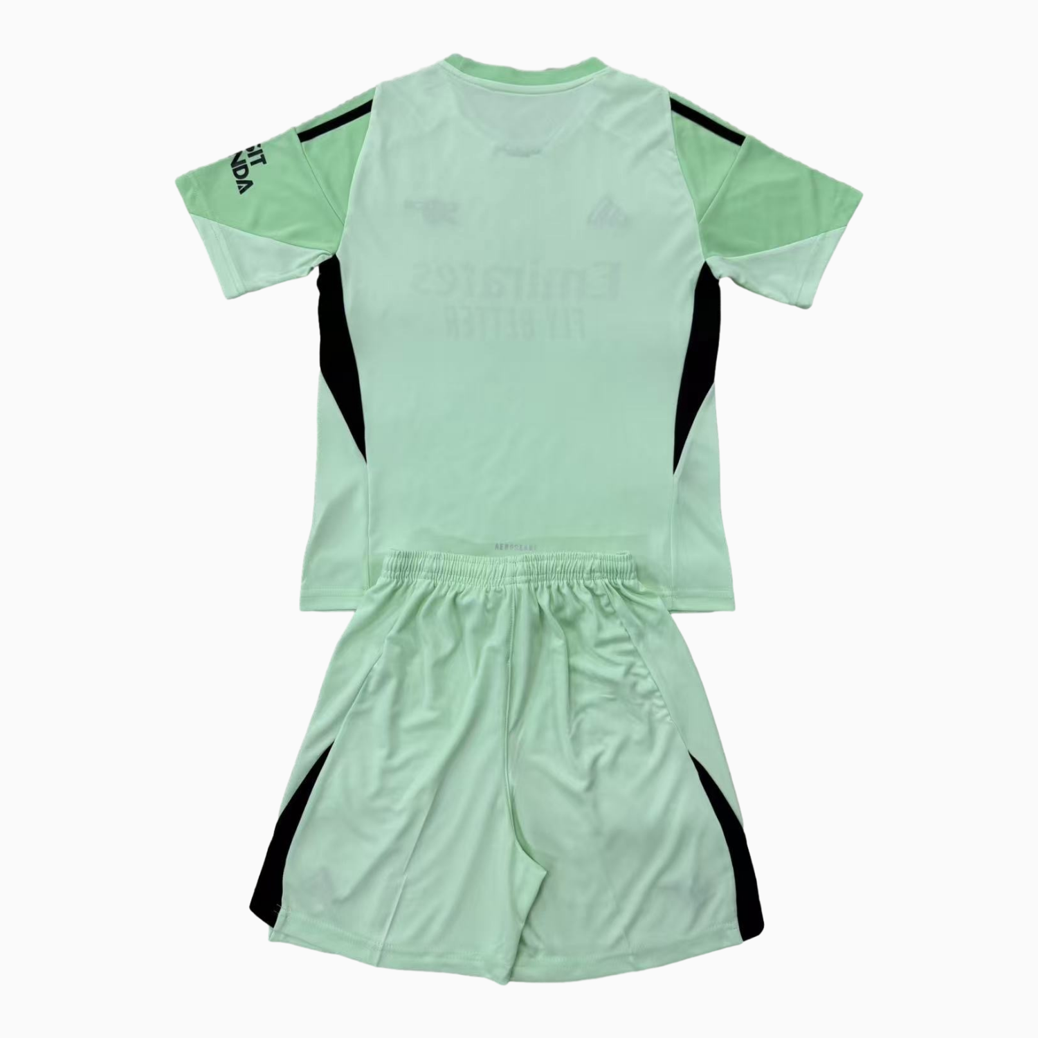AlphaJersey-Arsenal 25-26 Light Green Goalkeeper Kids Kit