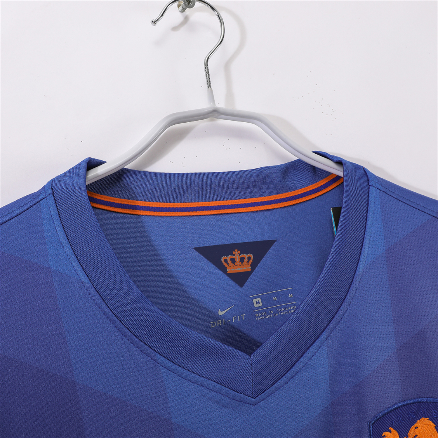 AlphaJersey-Retro Netherlands 2014 Away Blue Jersey