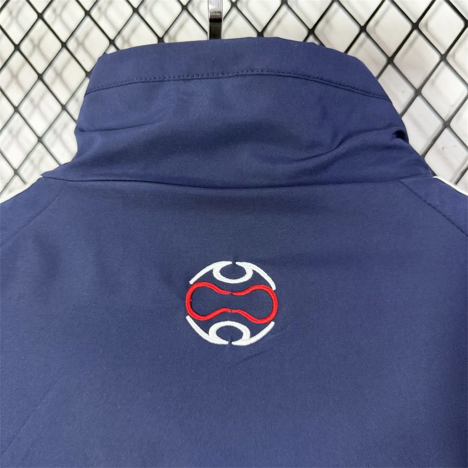 AlphaJersey-France 2026 Windbreaker Jacket - Black With White