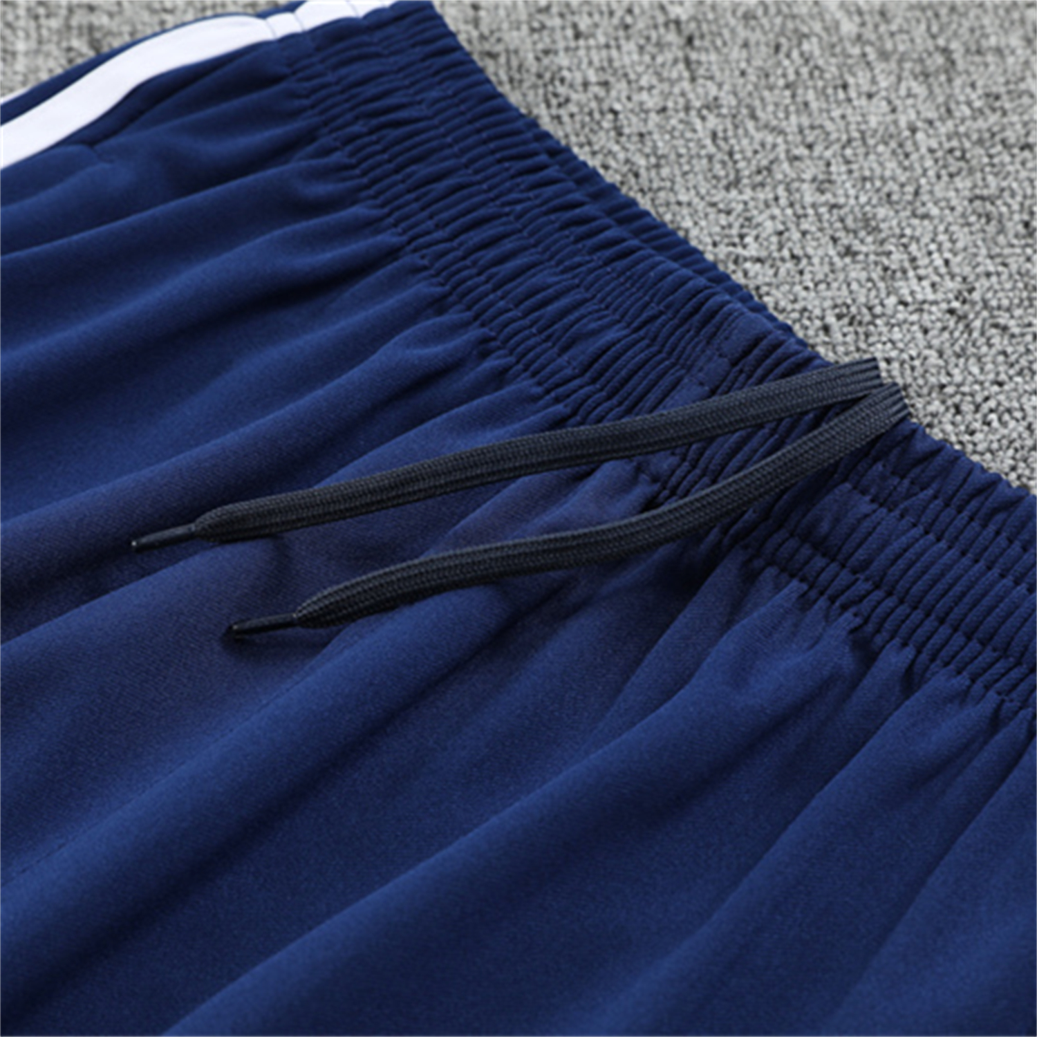 AlphaJersey-Real Madrid 25-26 Kids Long Sleeve Training Set - Throwback Royal Blue Top and Pants