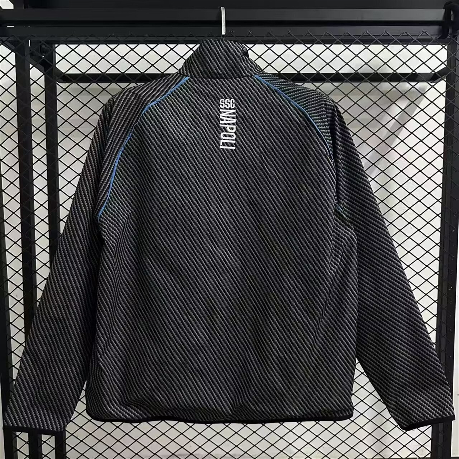 AlphaJersey-Napoli 25-26 Windbreaker Jacket - Black