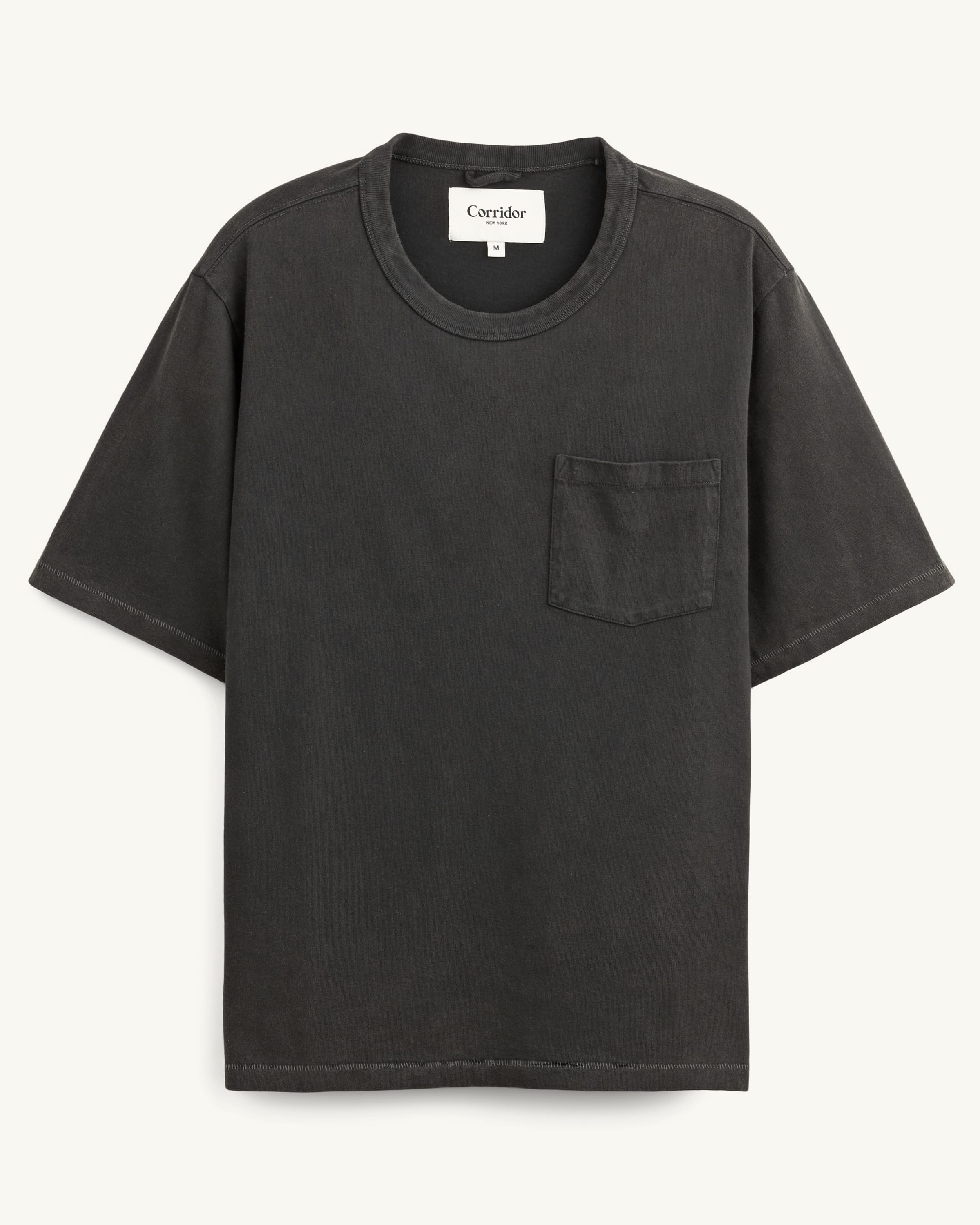 Garment Dye Tee - Black | Modern Menswear by yycbvcnbmmnbm