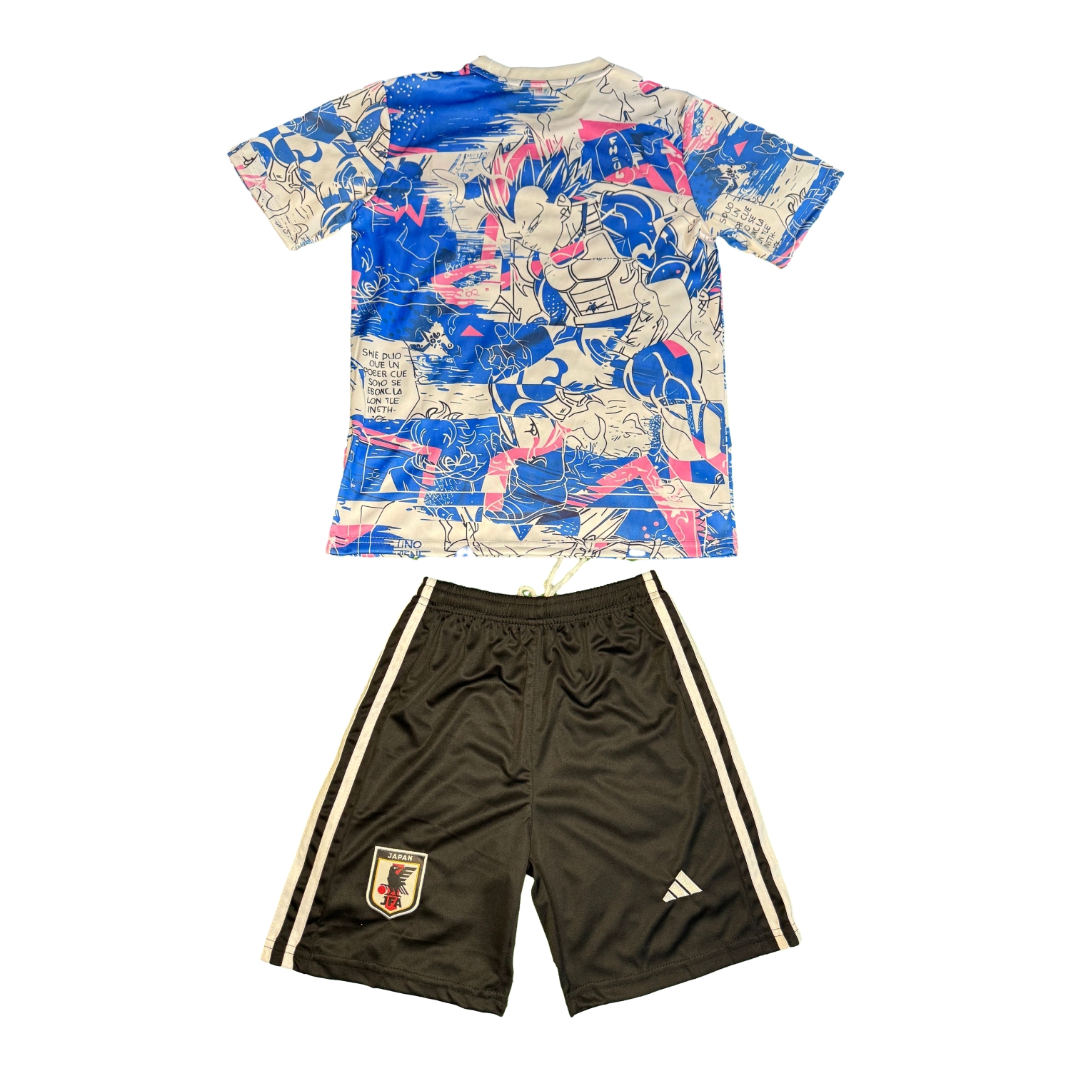 AlphaJersey-Japan 25-26 Vegeta Blue & White Special Kids Kit