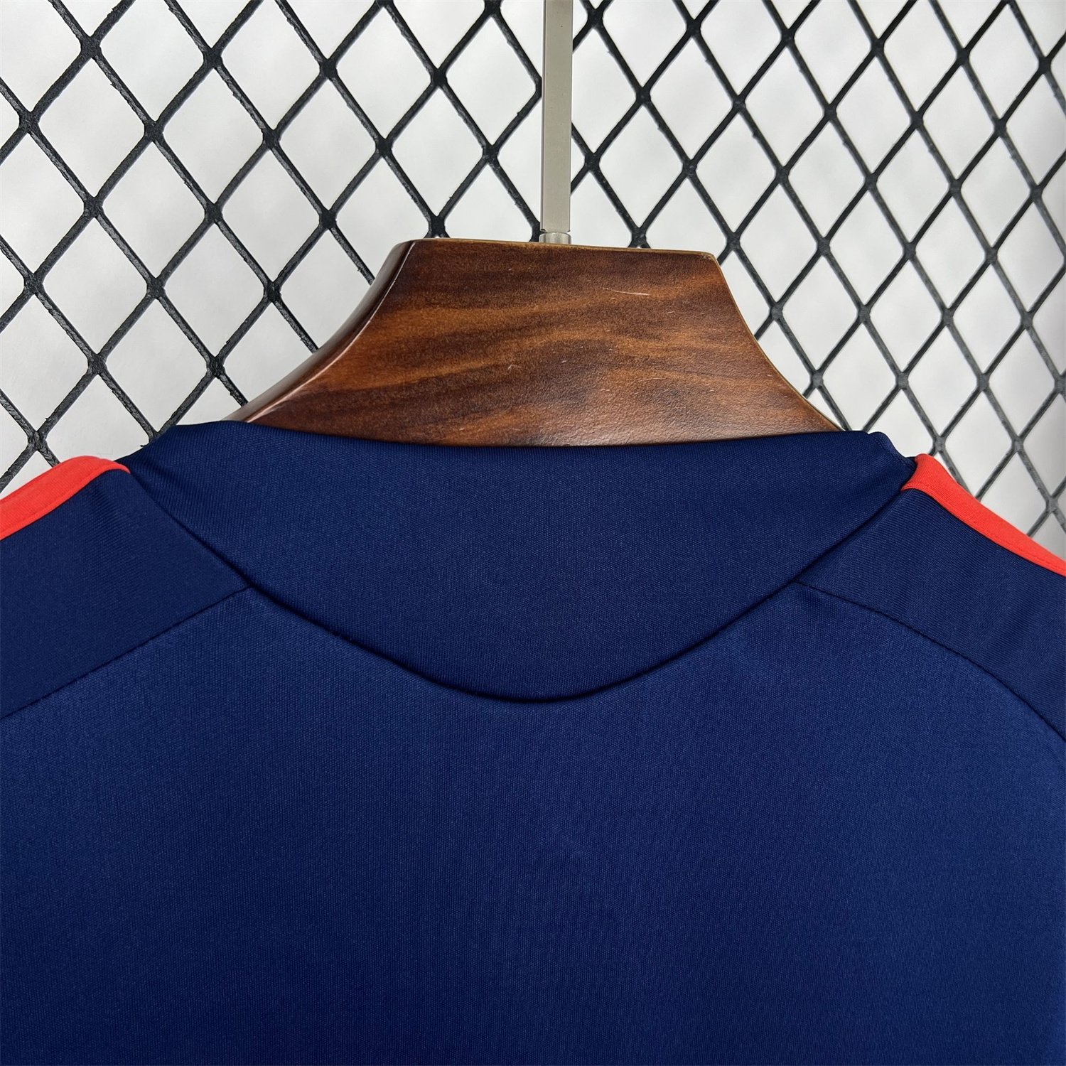 AlphaJersey-Spain 2026 Dark Blue Pre-Match Training Jersey - Fans Version