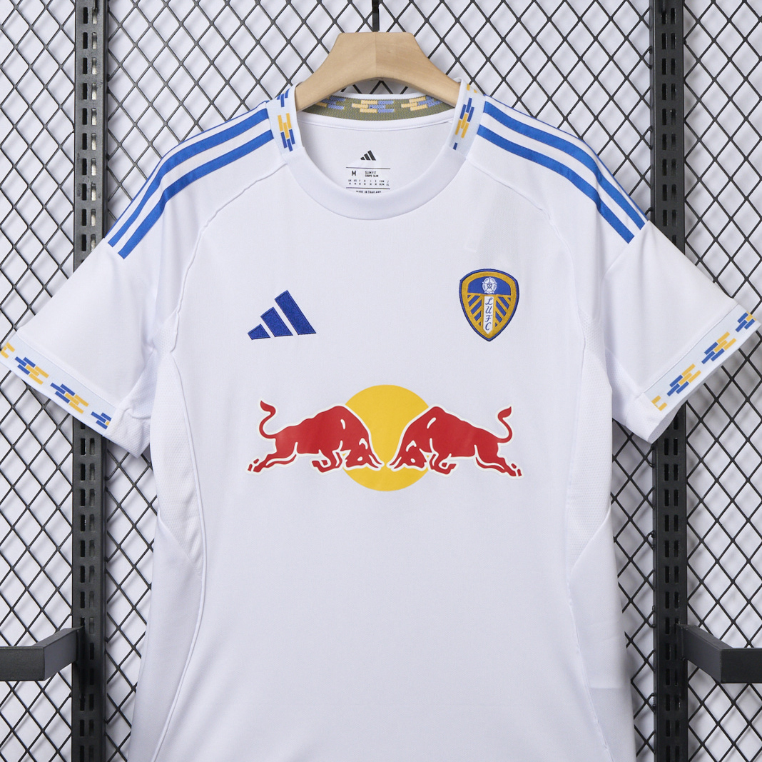 AlphaJersey-Leeds United 25-26 Home White Jersey - Fans Version