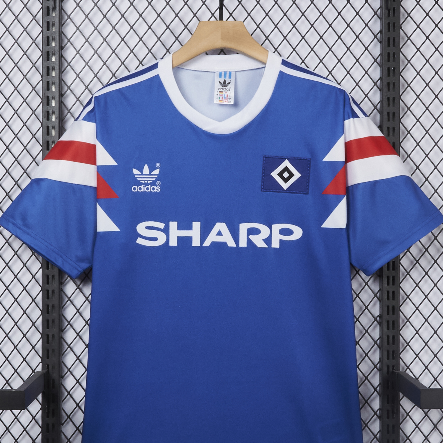 AlphaJersey-Retro Hamburger SV 1990-91 Away Blue Jersey