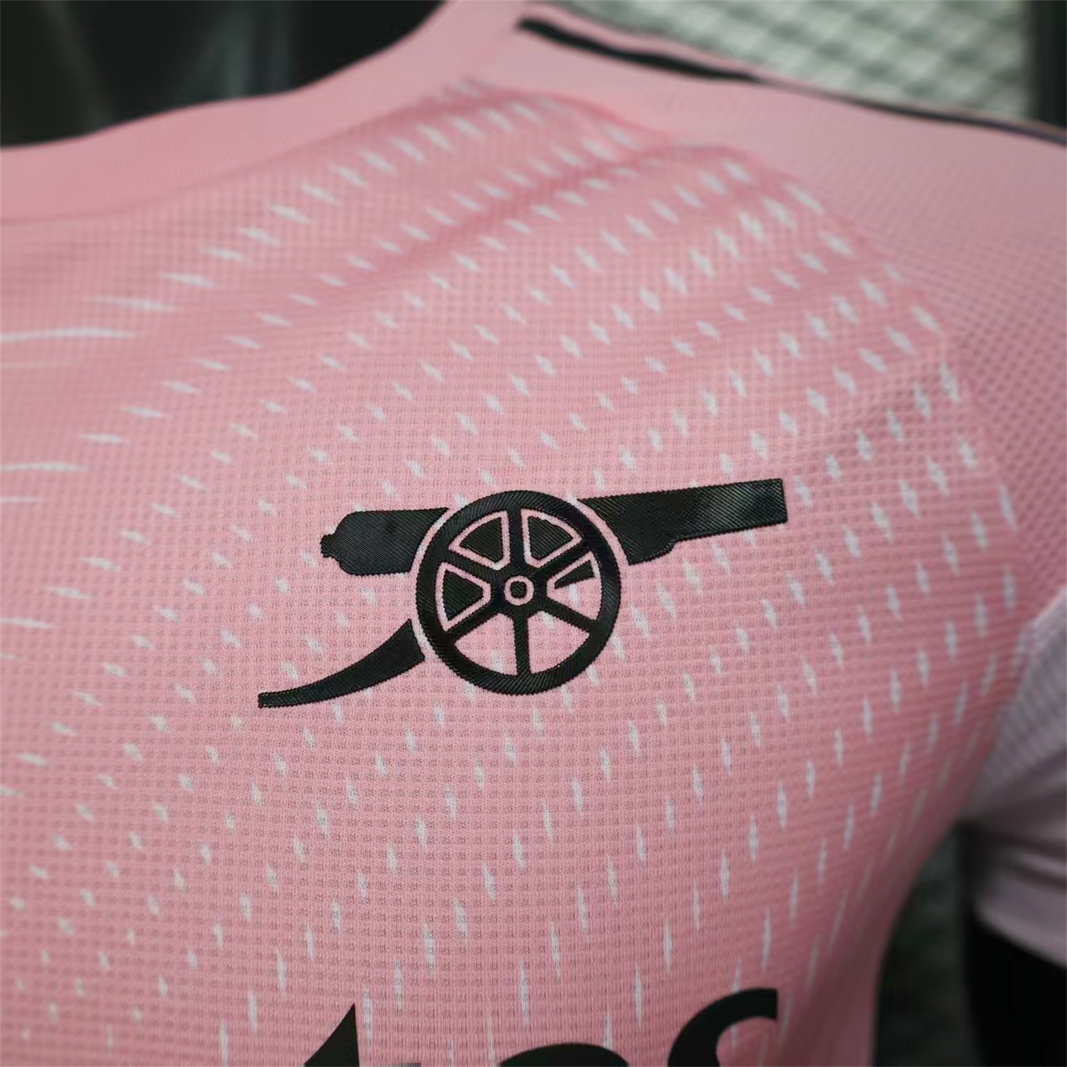 AlphaJersey-Arsenal 25-26 Pre-Match Training Pink Jersey - Player Version