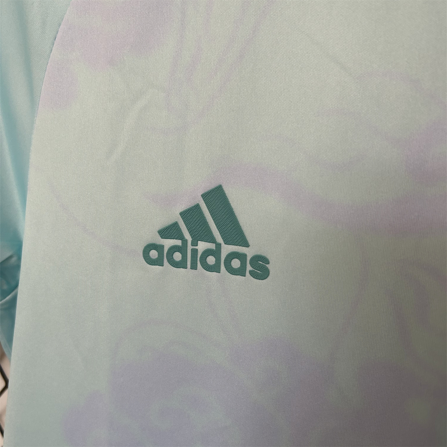 AlphaJersey-Algeria 25-26 Blue Green Gradient Auspicious Cloud Pattern Special Jersey - Fans Version