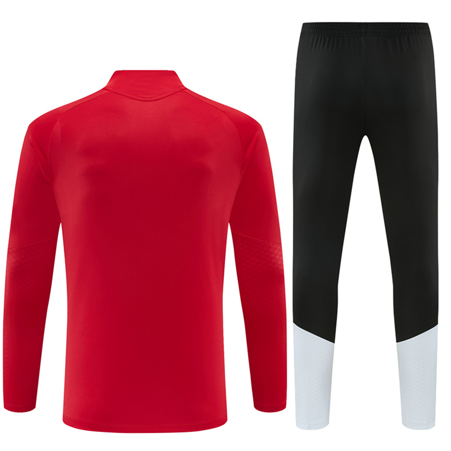 AlphaJersey-Spain 2026 Long Sleeve Training Set - Red Top & Black Pants