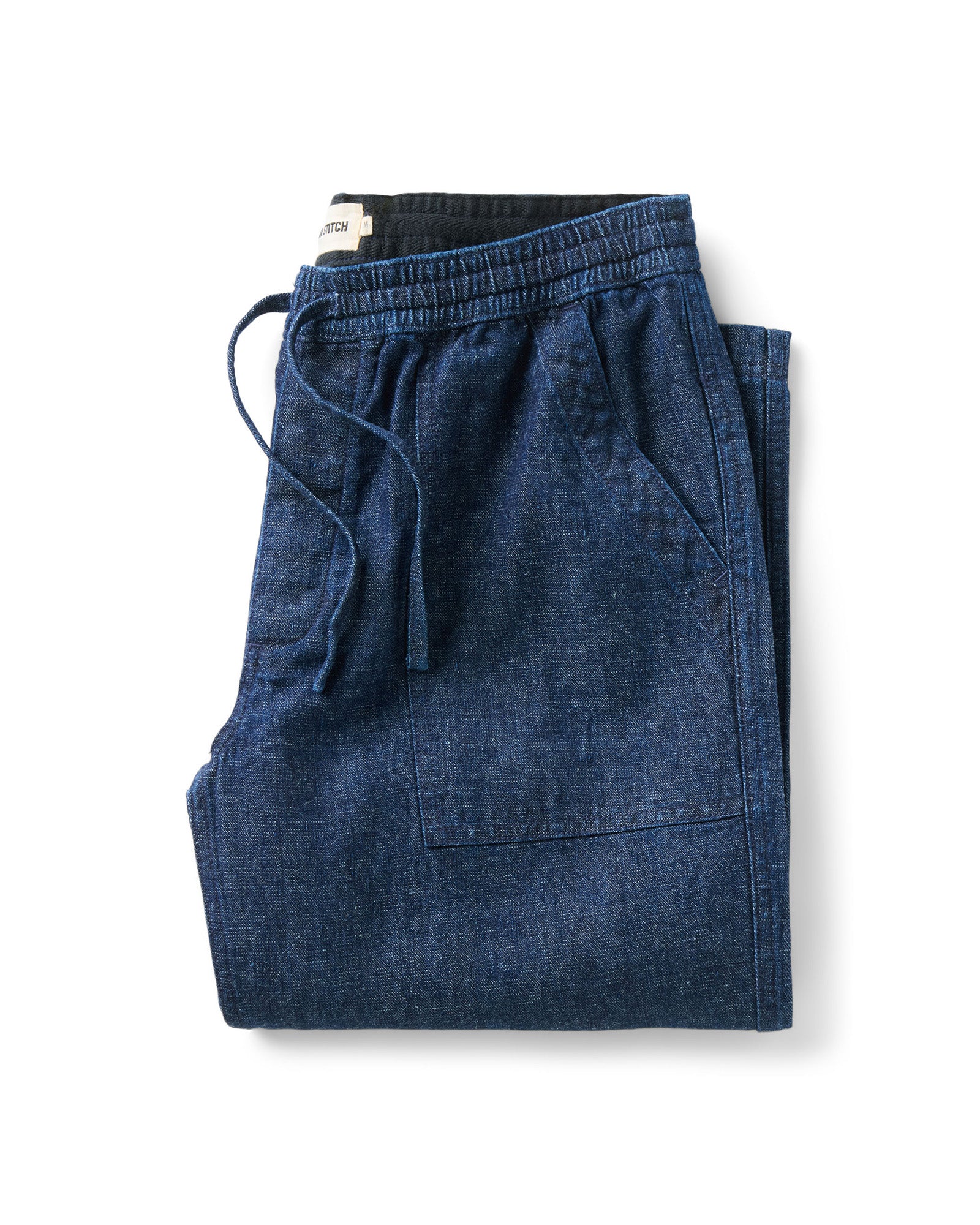 The Breakwater Pant in Rinsed Indigo Hemp Denim | Modern Menswear by yycbvcnbmmnbm