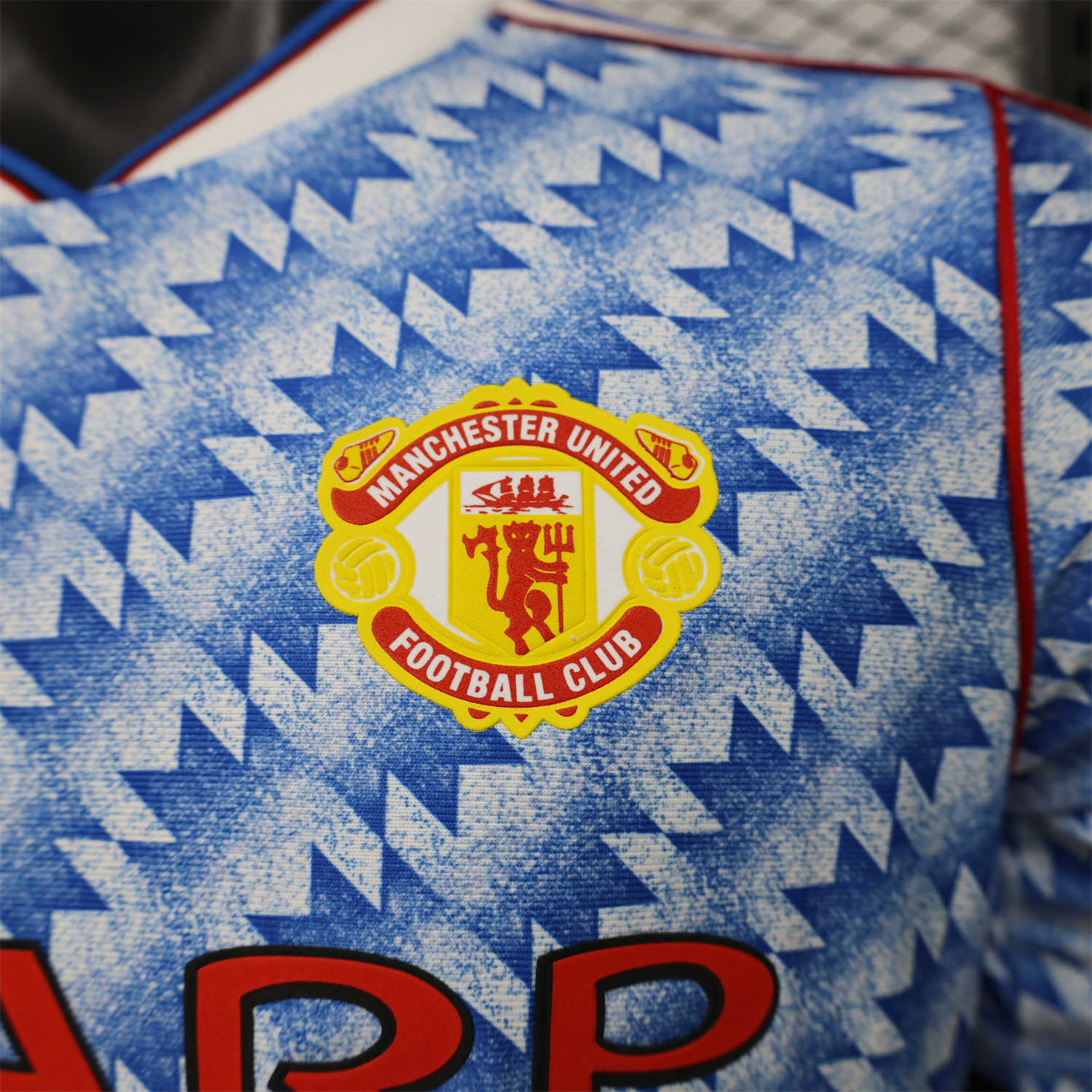 AlphaJersey-Manchester United 26-27 Terrace Icon Retro Casual Style Blue Jersey - Player Version