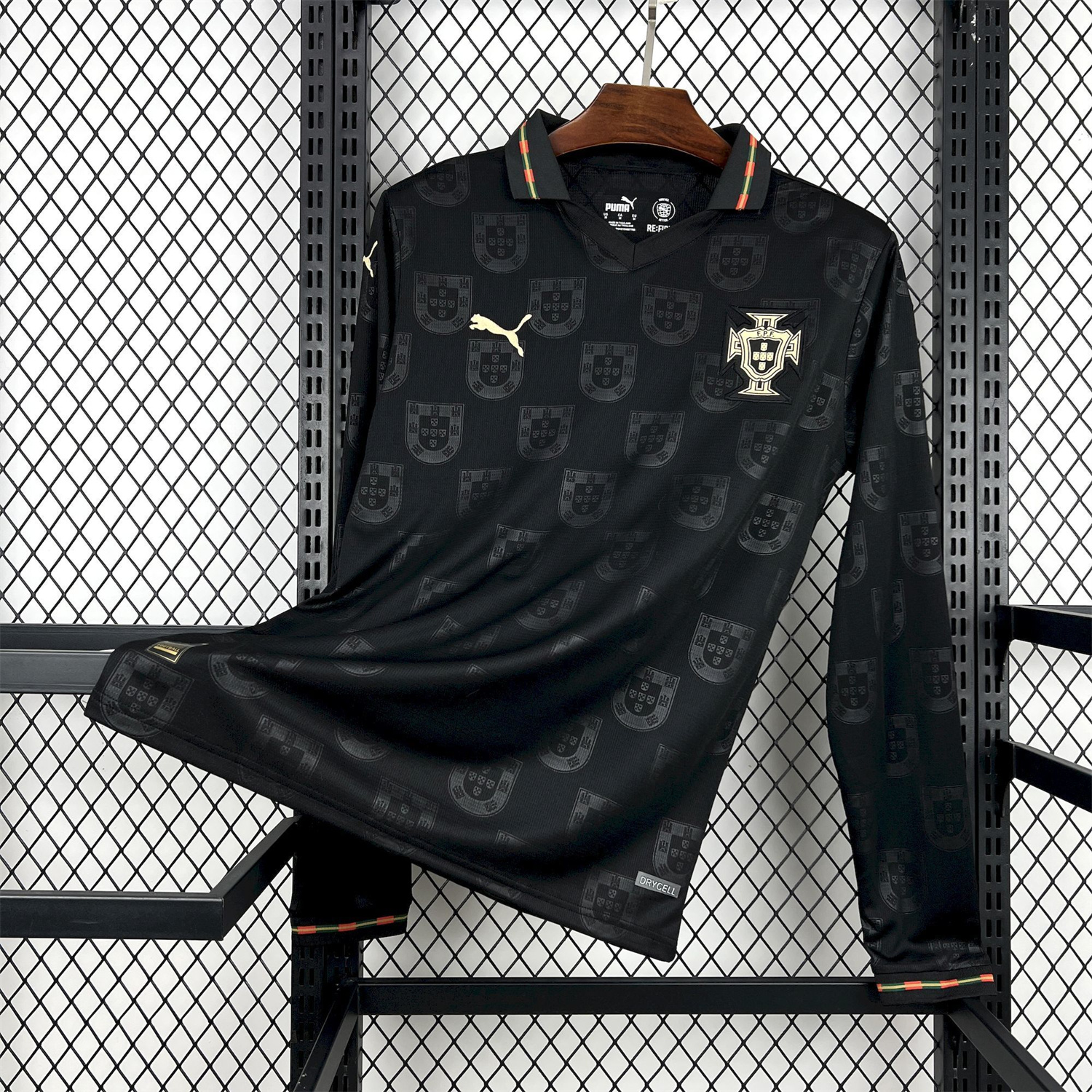 AlphaJersey-Portugal 2026 Away Long Sleeves Jersey - Fans Version