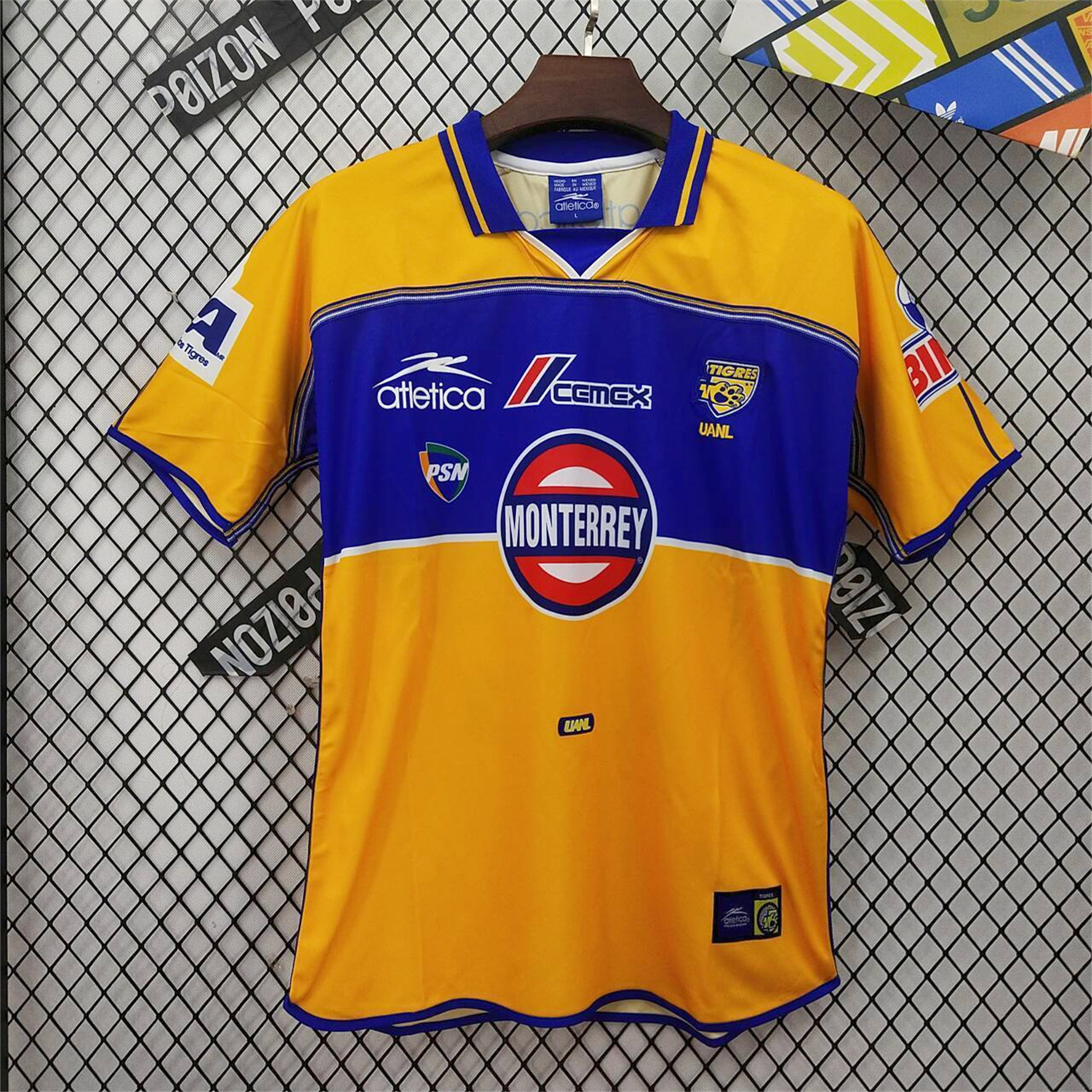 AlphaJersey-Retro Tigres UANL 2000-01 Home Jersey