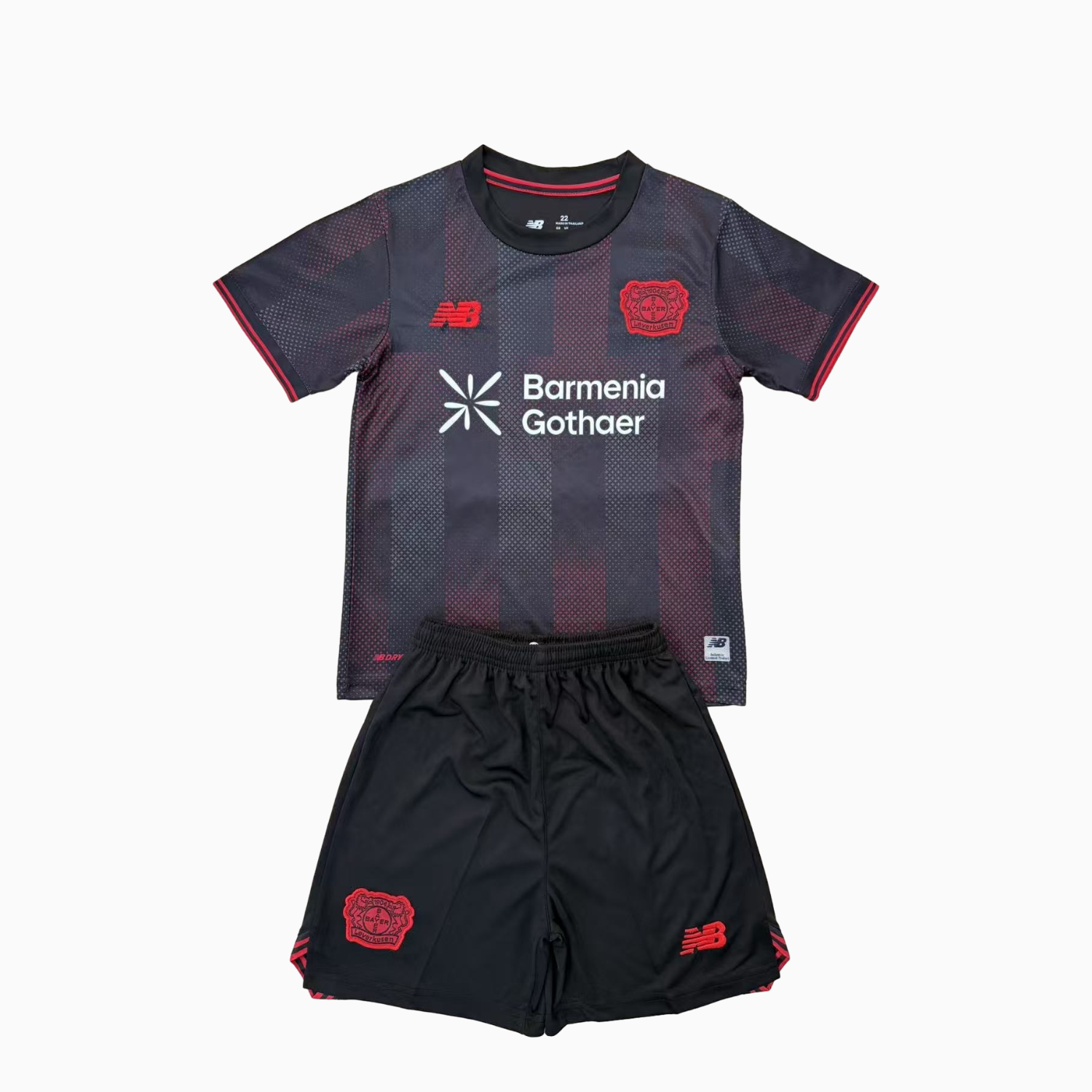 AlphaJersey-Bayer 04 Leverkusen 25-26 Home Men's Adult Jersey Set - Fans Version