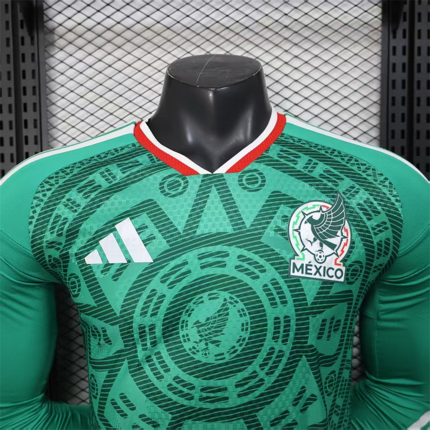 AlphaJersey-Mexico 2026 Home Long Sleeves Jersey - Player Version