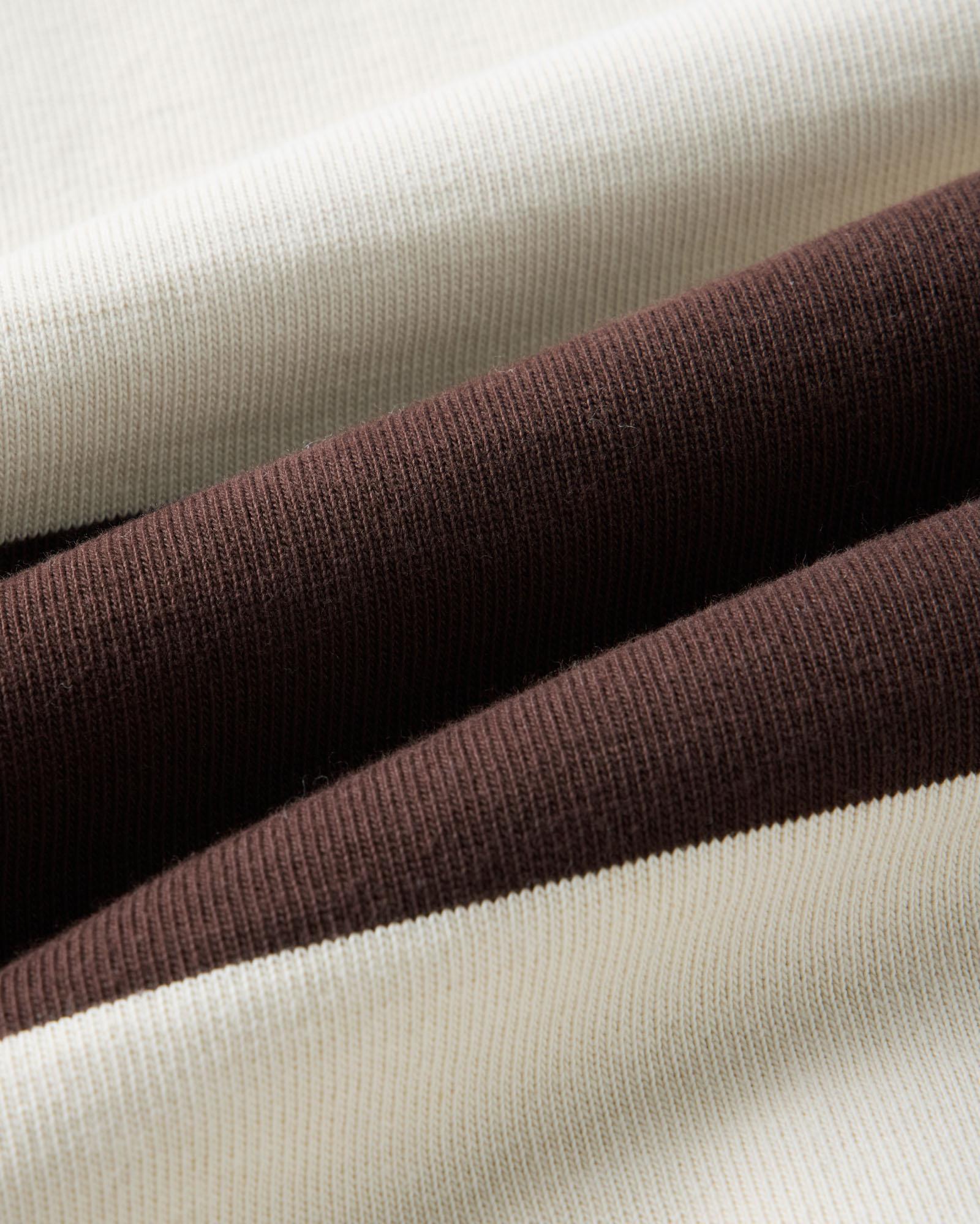 The Short Sleeve Rugby Shirt in Port Stripe | Modern Menswear by yycbvcnbmmnbm