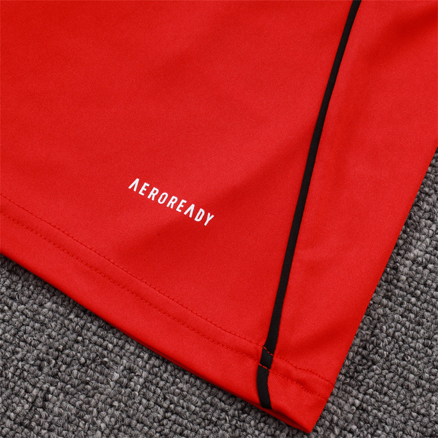 AlphaJersey-Liver.pool 25-26 Vest Training Set - Red Vest & Black Shorts