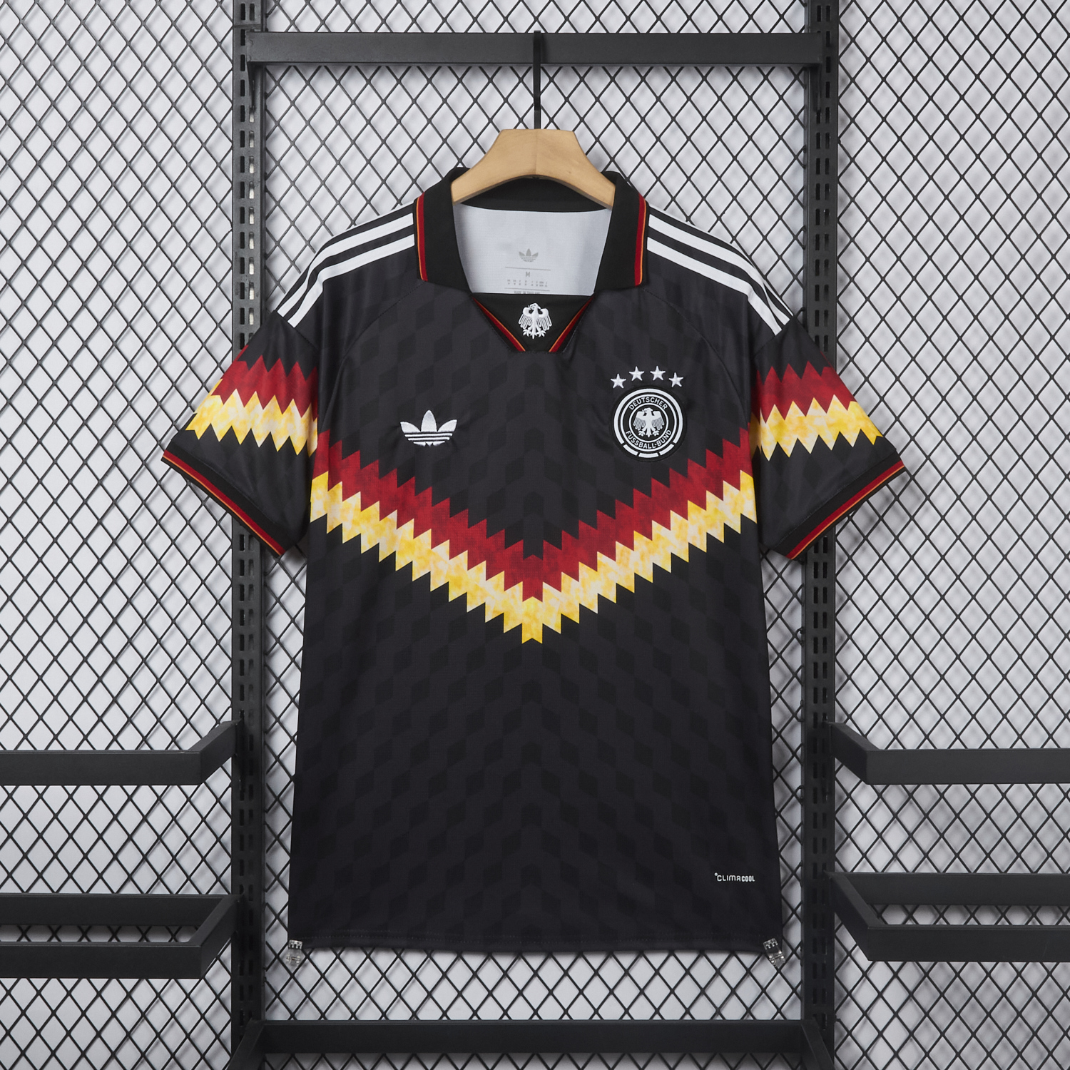 AlphaJersey-Germany 2026 Black V-Shaped Design Special Jersey - Fans Version
