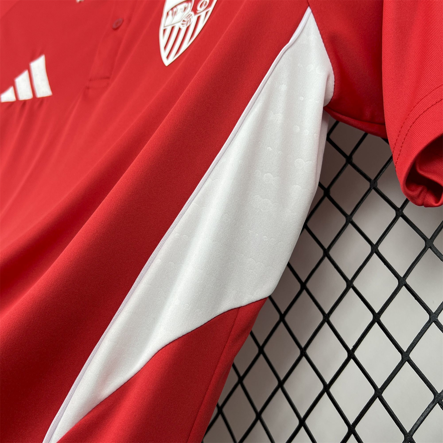 AlphaJersey-Sevilla 25-26 Red Travel Special Jersey - Fans Version