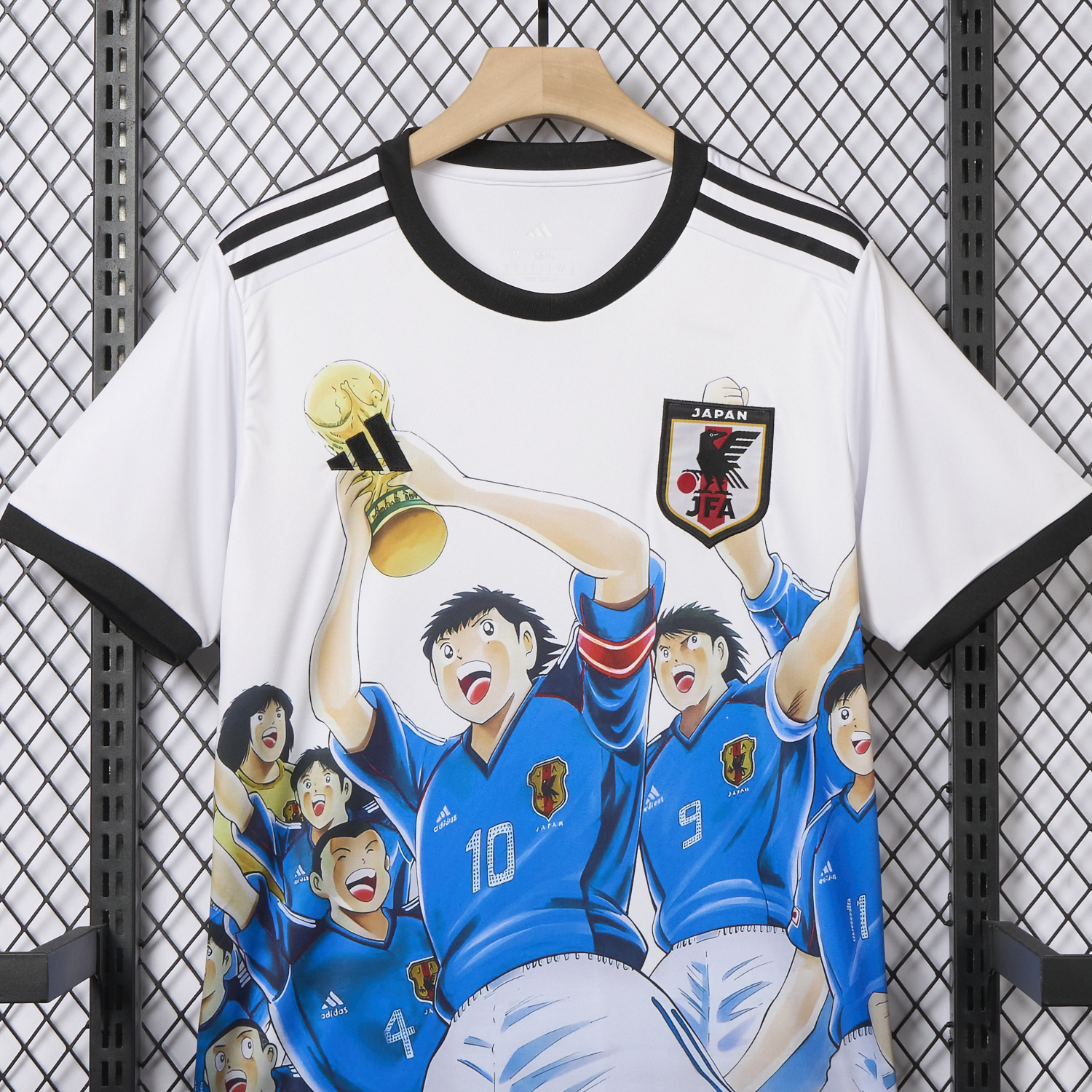 AlphaJersey-Japan 25-26 Captain Tsubasa World Cup Champion Special Jersey - Fans Version