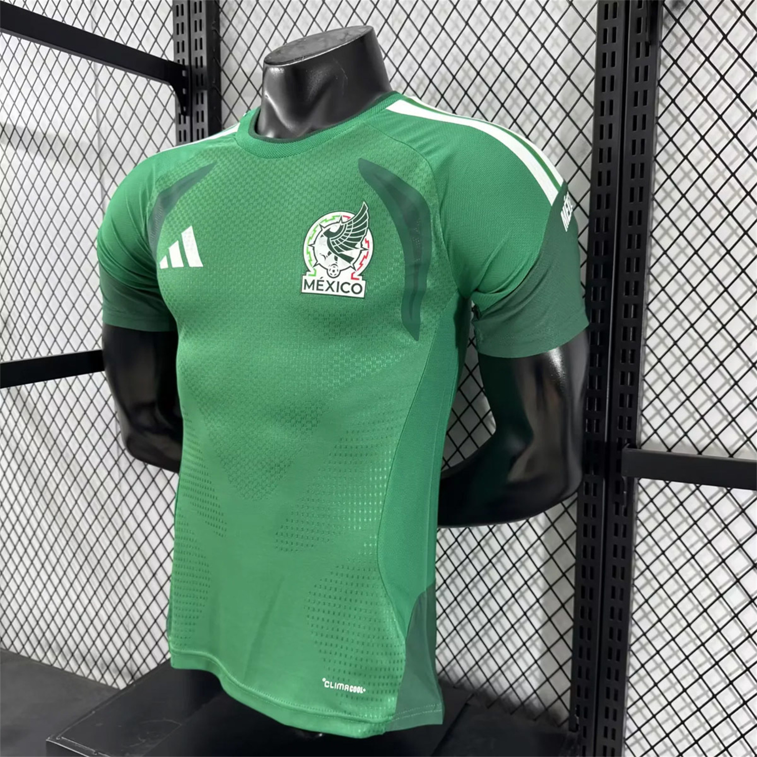 AlphaJersey-Mexico 2026 Green Pre-Match Training Jersey - Player Version