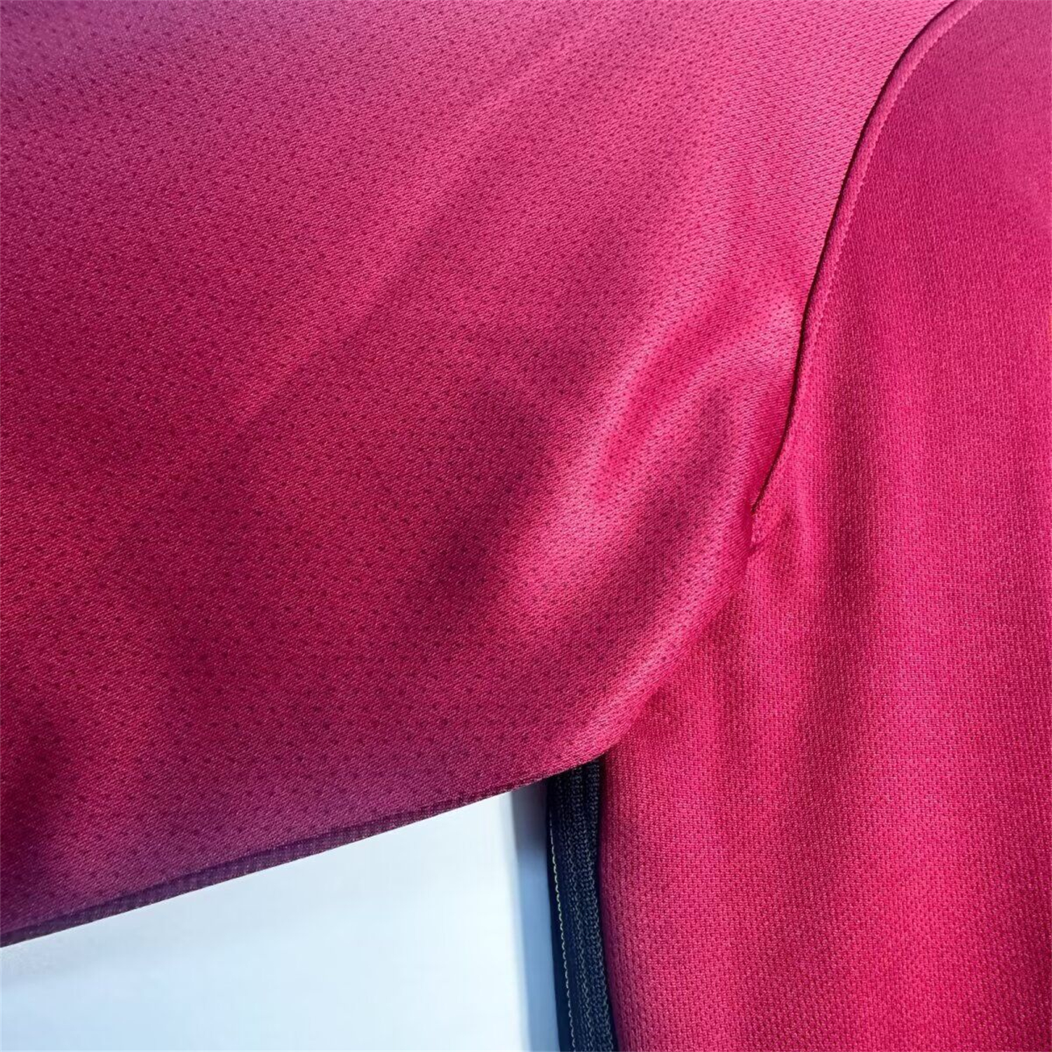 AlphaJersey-Retro Roma 2017-18 Home Long Sleeves Jersey