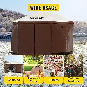 hot tub canopy,portable gazebo,screen in porch kit,gazebo side panels,screen tent pop up instant