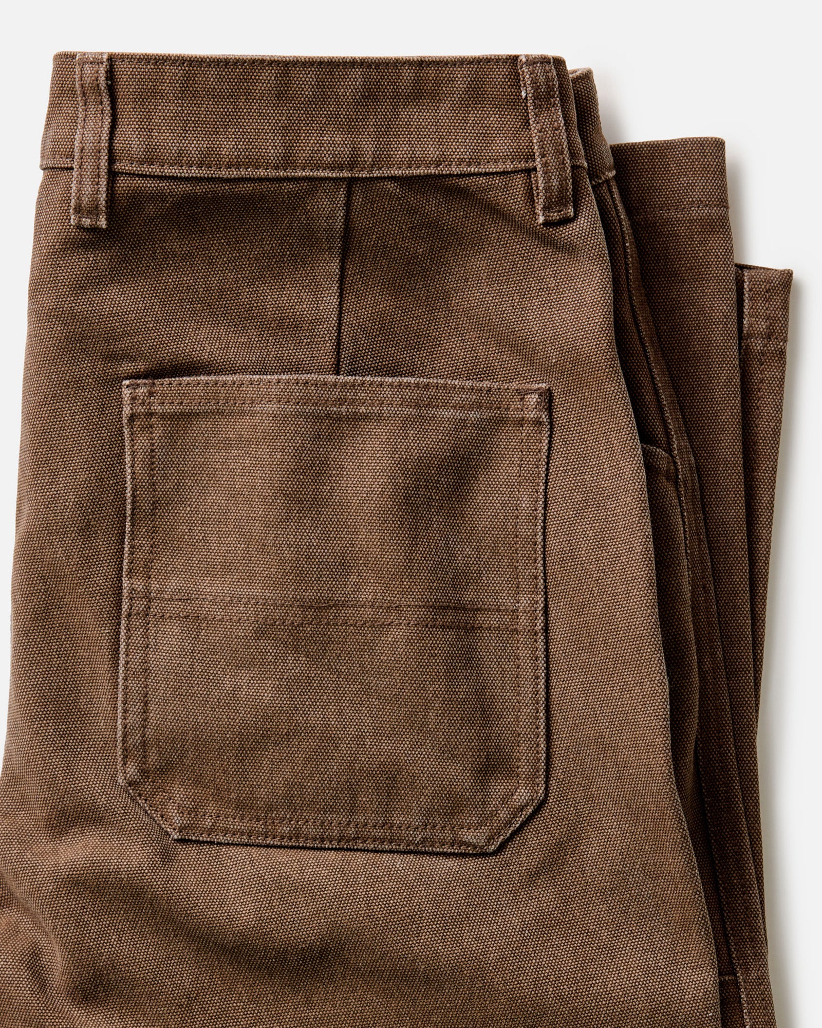 The Chore Pant in Aged Penny Chipped Canvas | Modern Menswear by yycbvcnbmmnbm