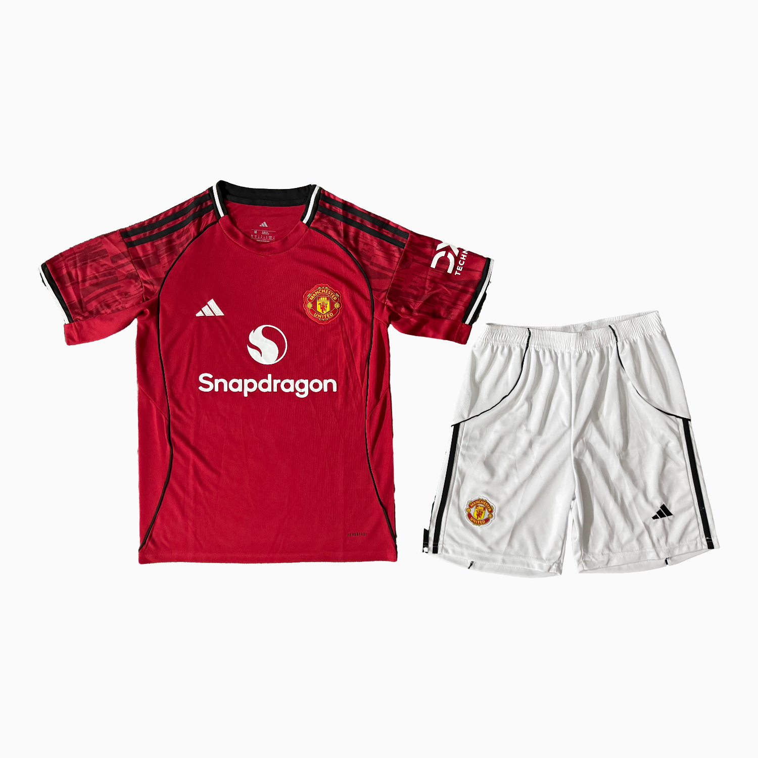 AlphaJersey-Manchester United 25-26 Home Men's Adult Jersey Set - Fans Version
