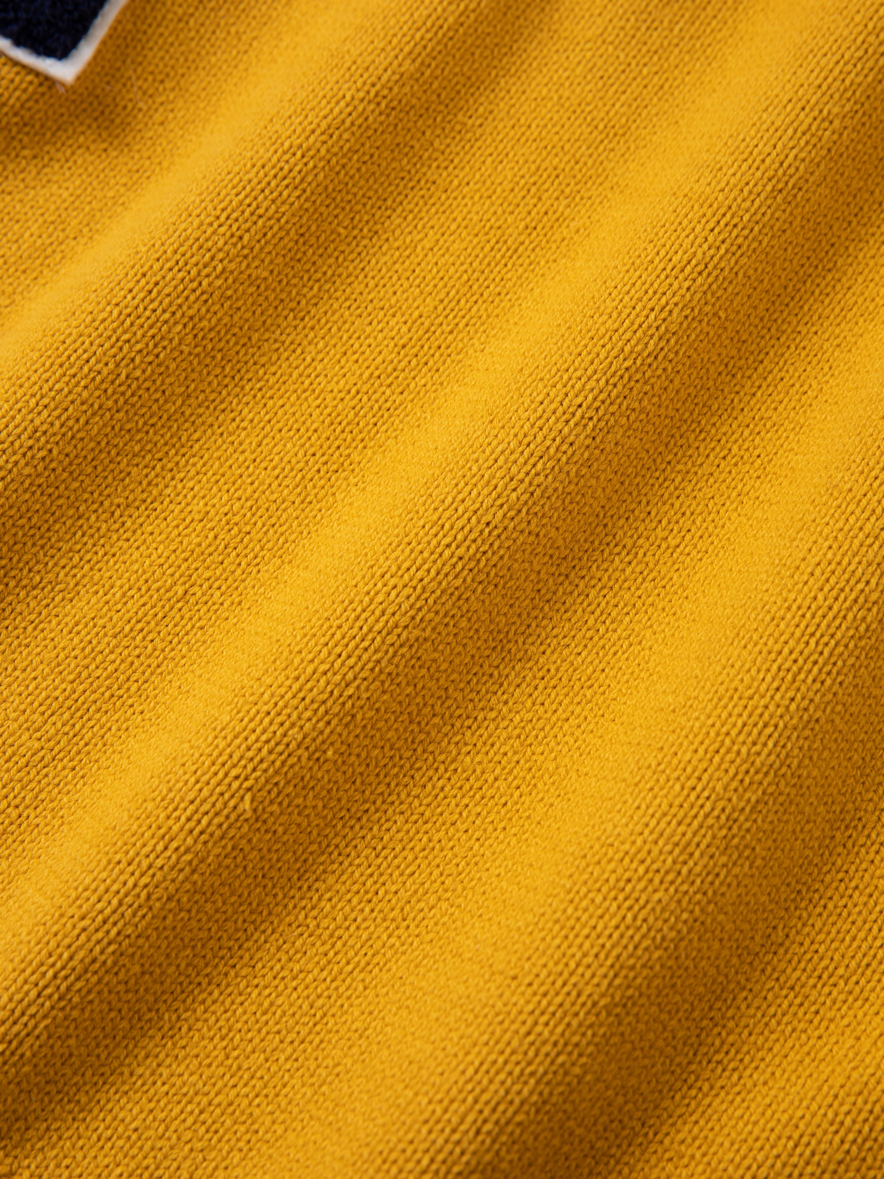 Arrow-Wood Varsity Knit Sweater | Modern Menswear by yycbvcnbmmnbm