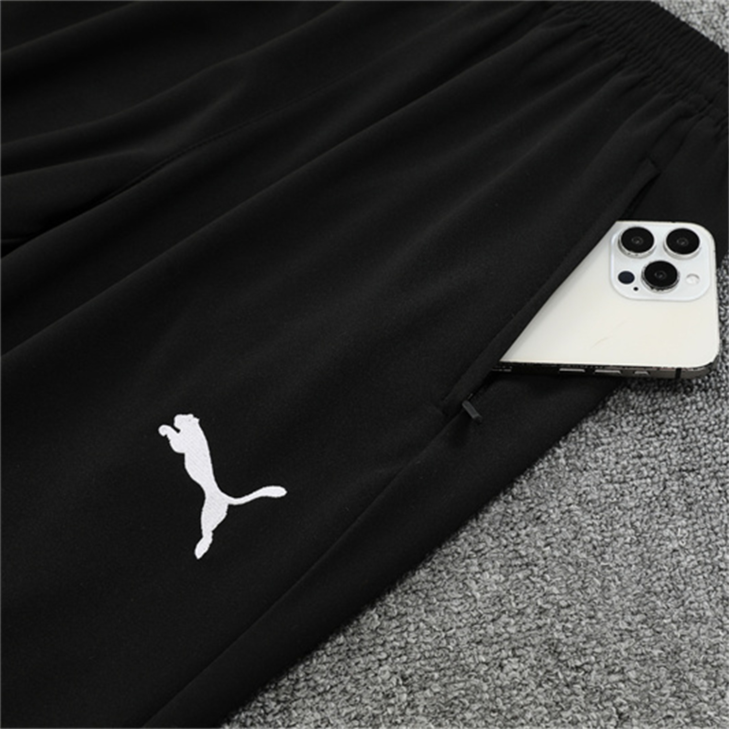 AlphaJersey-Manchester City 25-26 Long Sleeve Training Set - Black Top & Black Pants