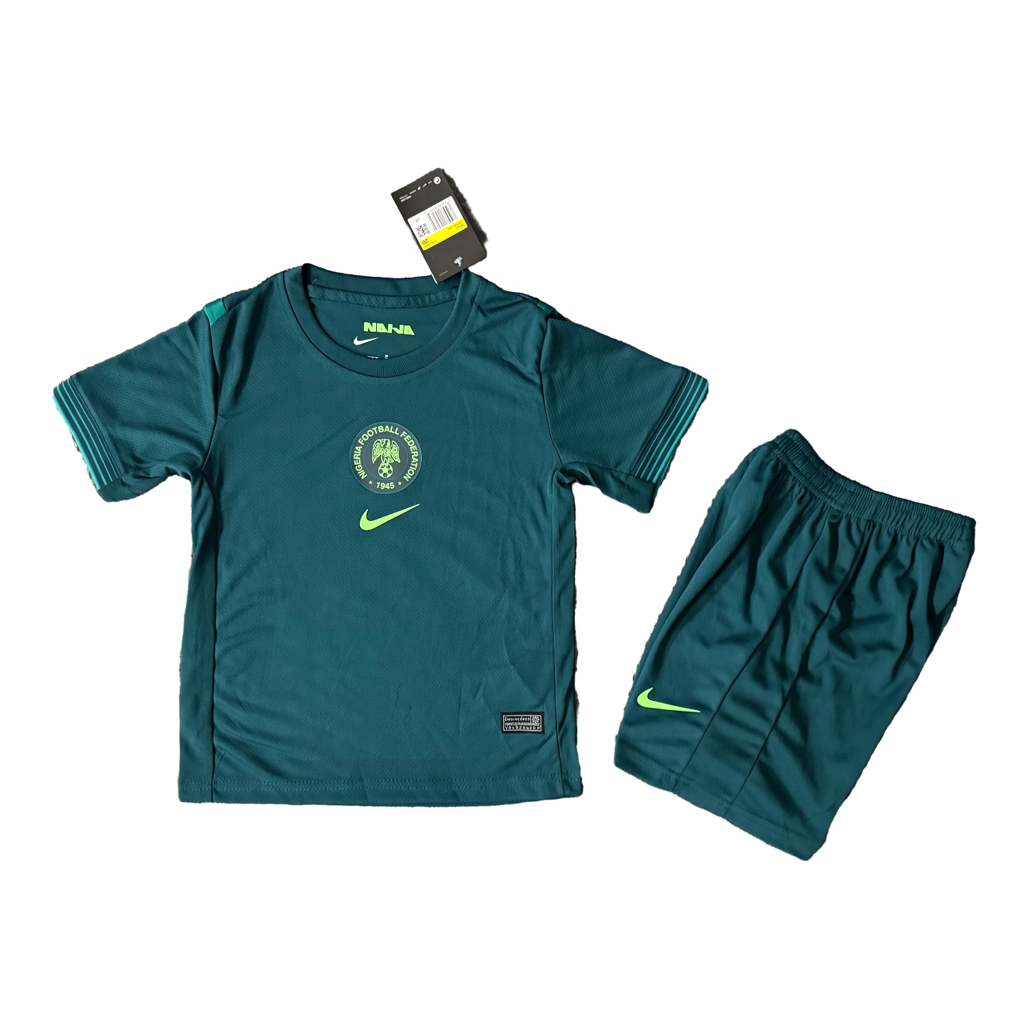 AJ-AlphaJersey-Nigeria Women 25-26 Home Kids Kit