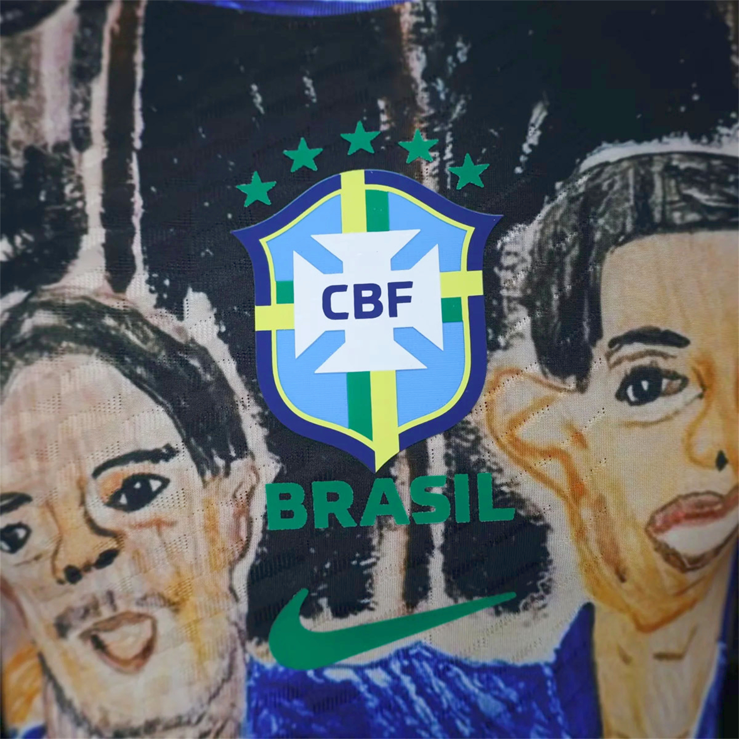 AlphaJersey-Brazil 2026 Painted Figures Special Jersey - Player Version
