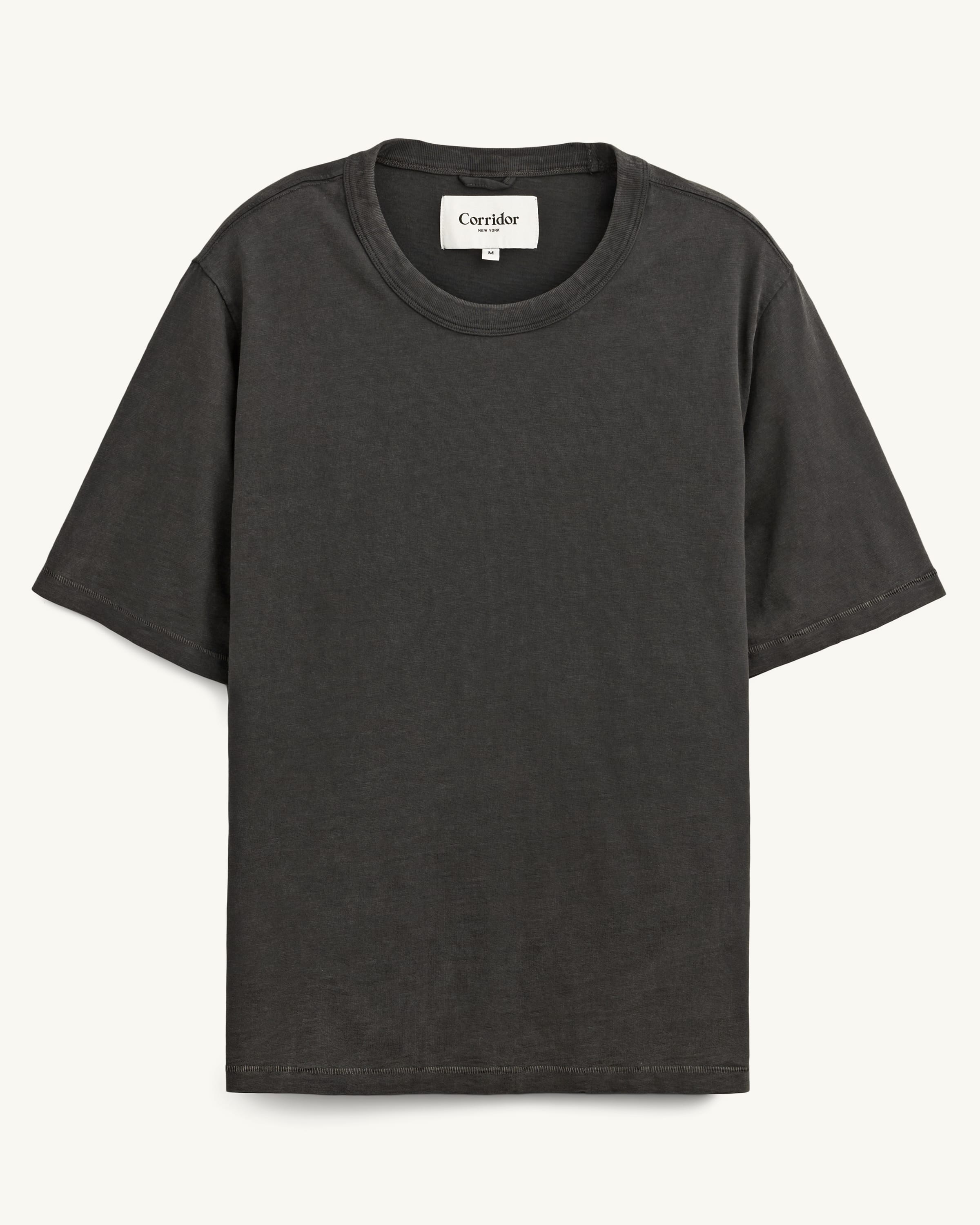 Slub Tee - Black | Modern Menswear by yycbvcnbmmnbm